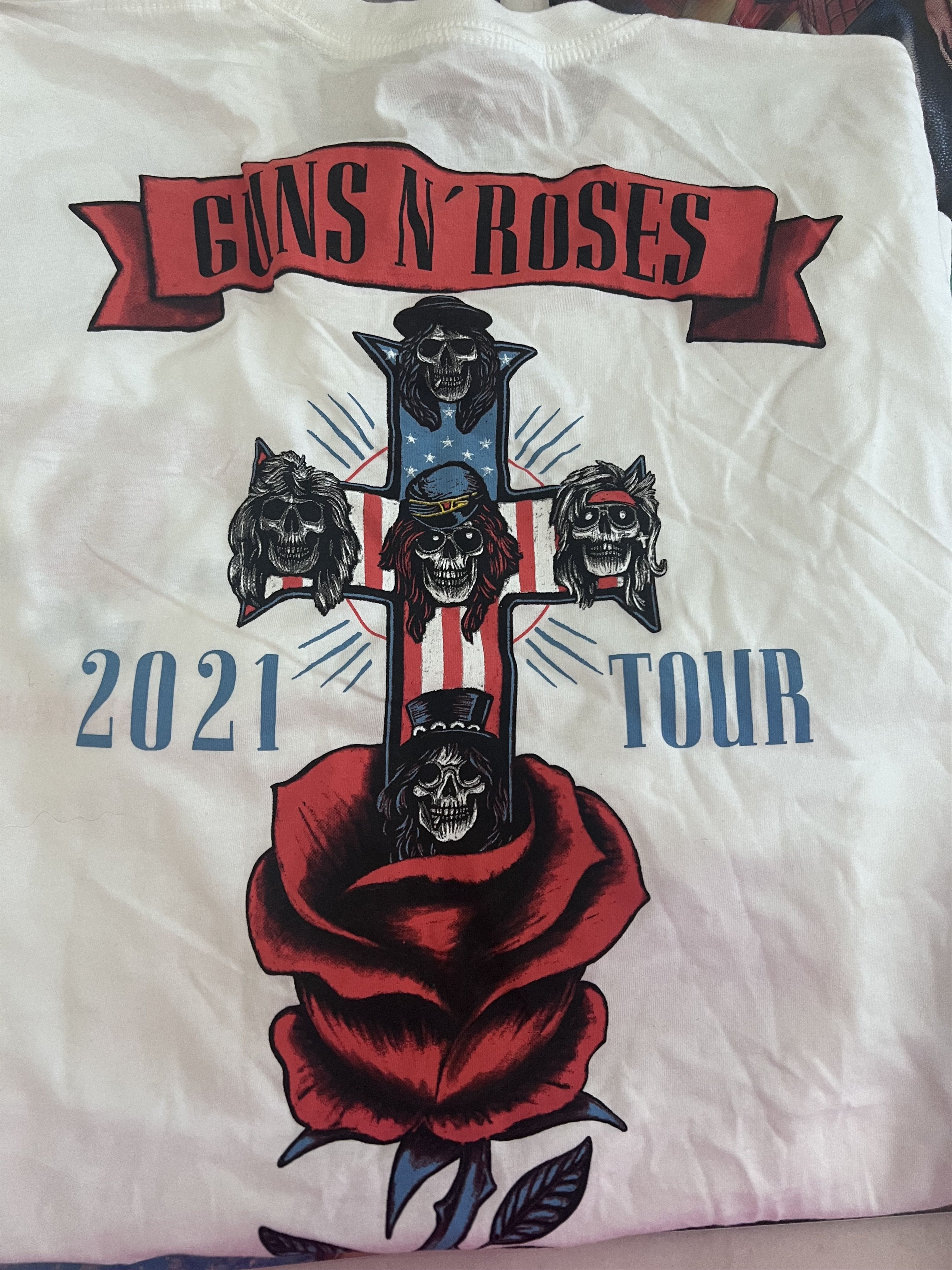 Guns N' Roses Gun’s N Roses North America Tour 2021 White Men’s Sz XXXL Size US XXL / EU 58 / 5 - 2 Thumbnail