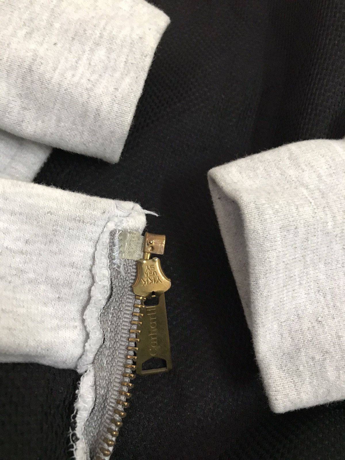 Carhartt × Vintage RARE Vintage Carhartt Zip Up Hoodie Made in USA Size US S / EU 44-46 / 1 - 9 Thumbnail