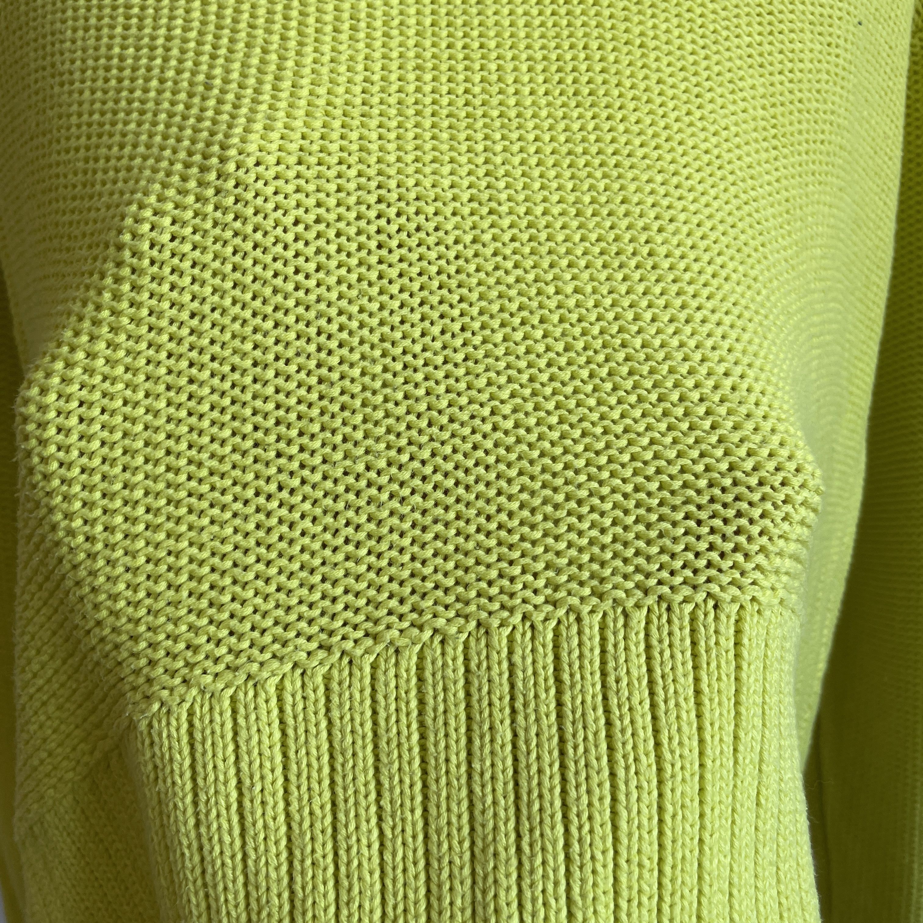 T by Alexander Wang T by Alexander Wang Neon Yellow Knitted Womens Hoodie Size XS / US 0-2 / IT 36-38 - 8 Thumbnail
