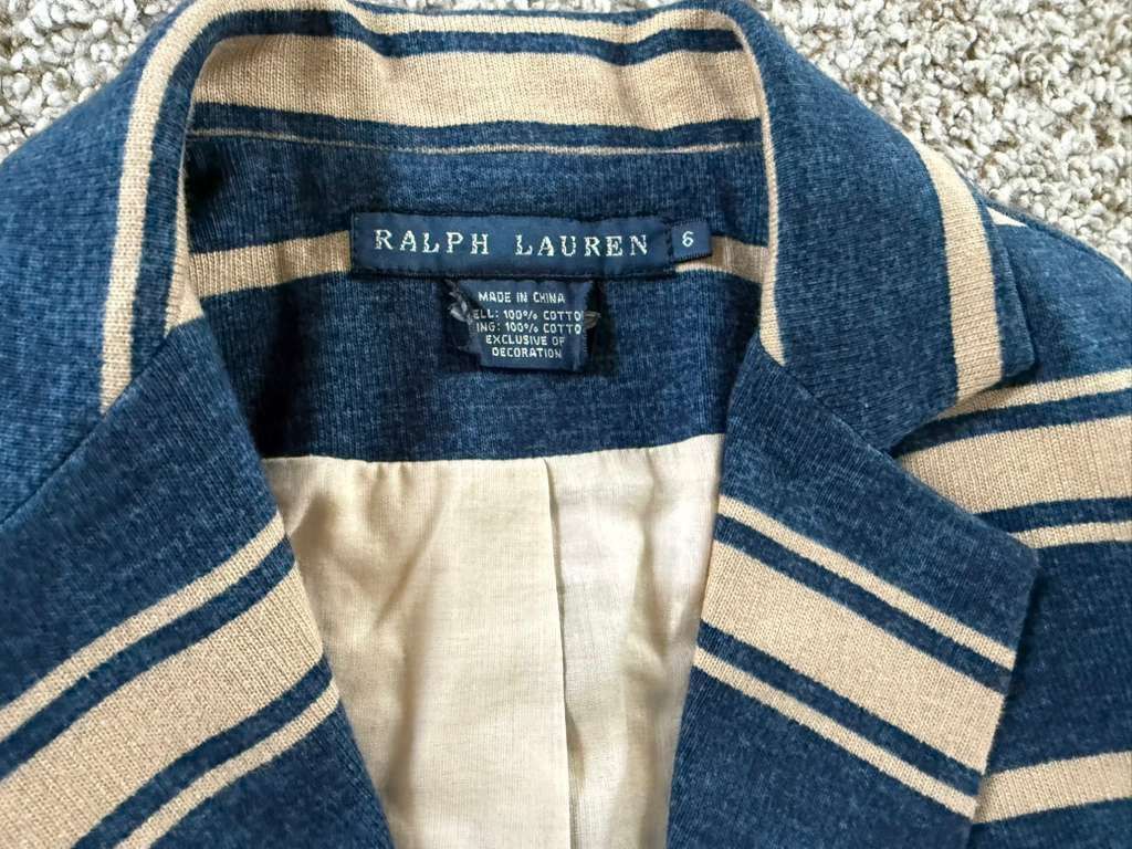 Polo Ralph Lauren Polo Ralph Lauren Seahorse Cotton Fitted Blazer Nautical 6 Size M / US 6-8 / IT 42-44 - 4 Thumbnail