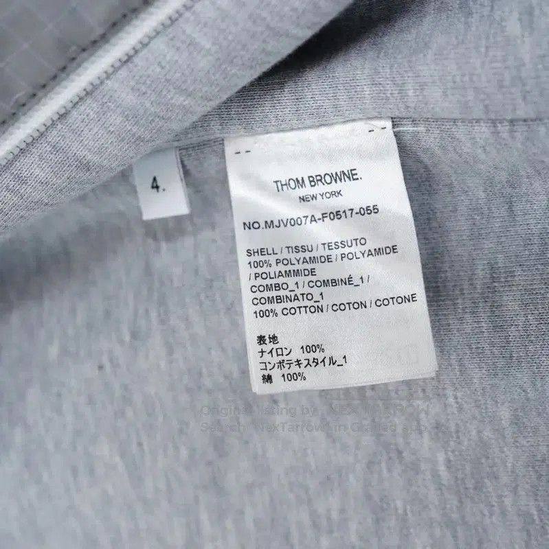 Thom Browne Thom Browne Men's Sleeveless Grey Logo Vest . Size US L / EU 52-54 / 3 - 4 Thumbnail