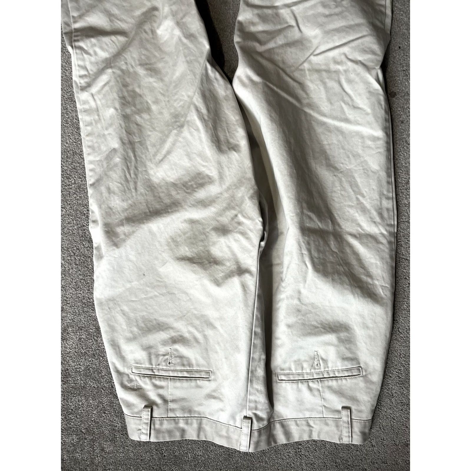 Dockers DOCKERS Mens Pants Classic Fit D3 Flat Front Beige Size 34x30 Pocket Size US 34 / EU 50 - 4 Thumbnail