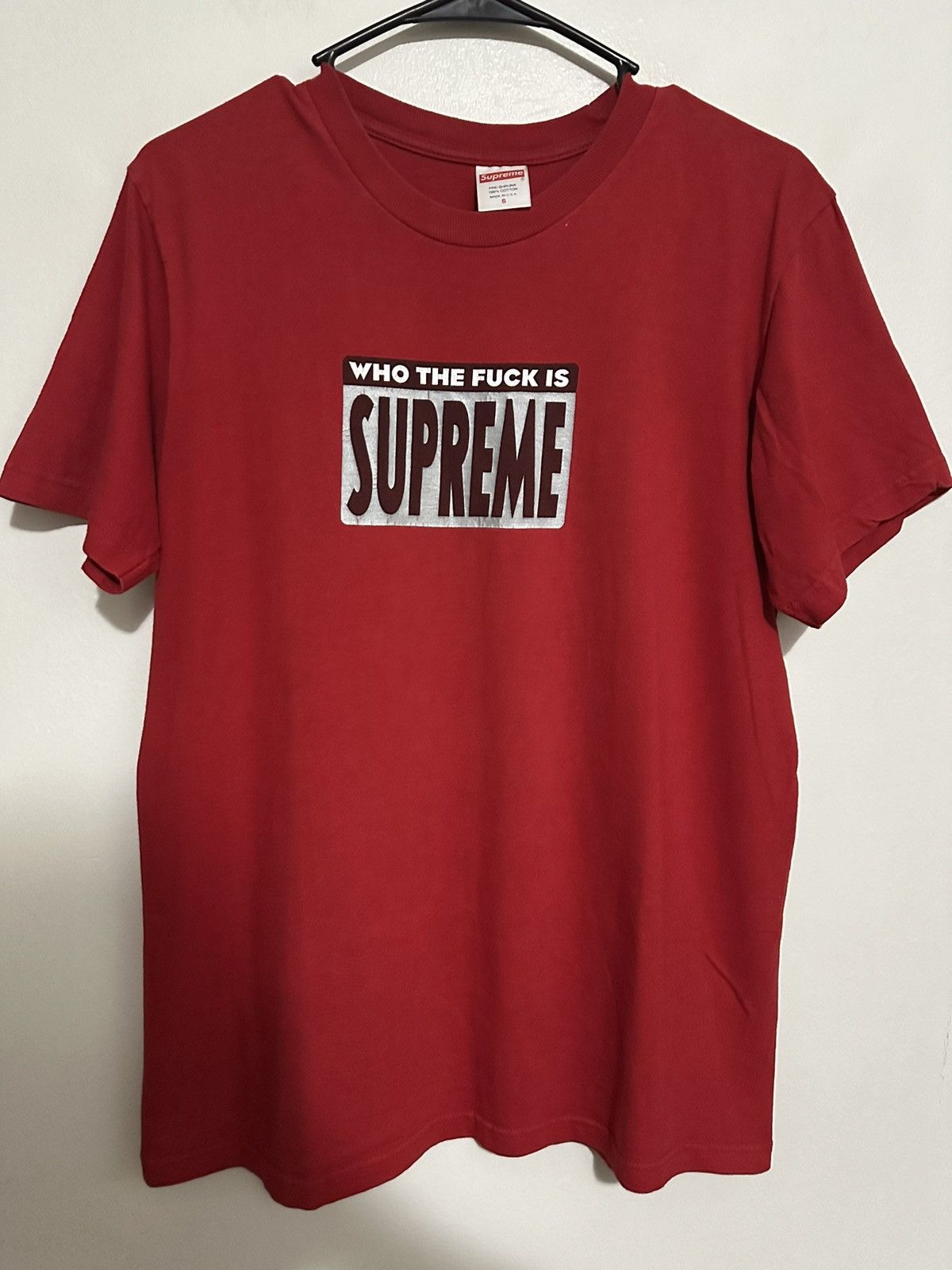 Supreme Supreme Who The Fuck Tee Size US S / EU 44-46 / 1 - 1 Thumbnail