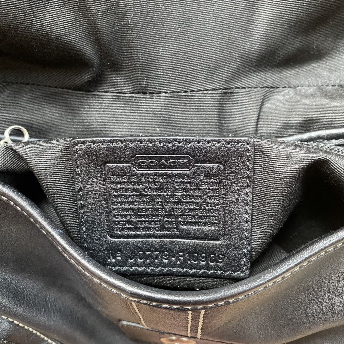 Coach Vintage Y2K Coach Black Leather Soho Shoulder Bag