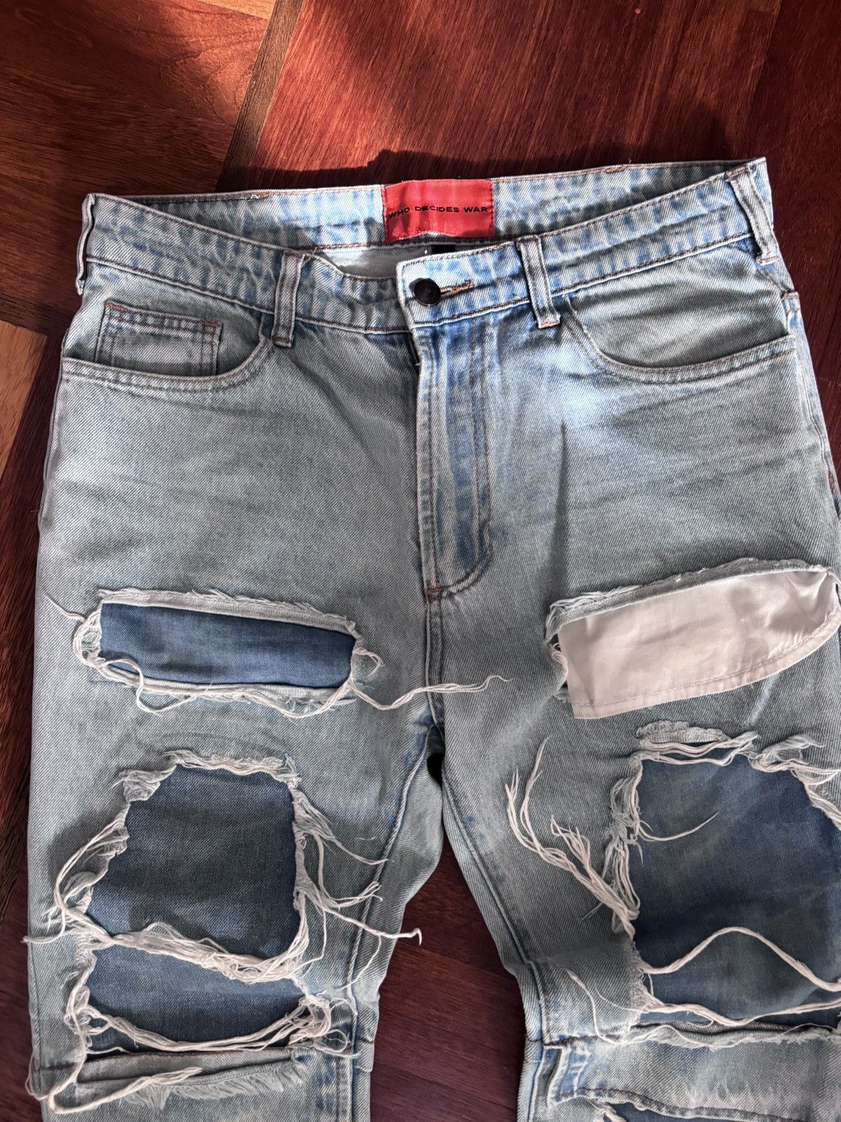 Ev Bravado × Who Decides War Who decides war denim Size US 30 / EU 46 - 2 Thumbnail