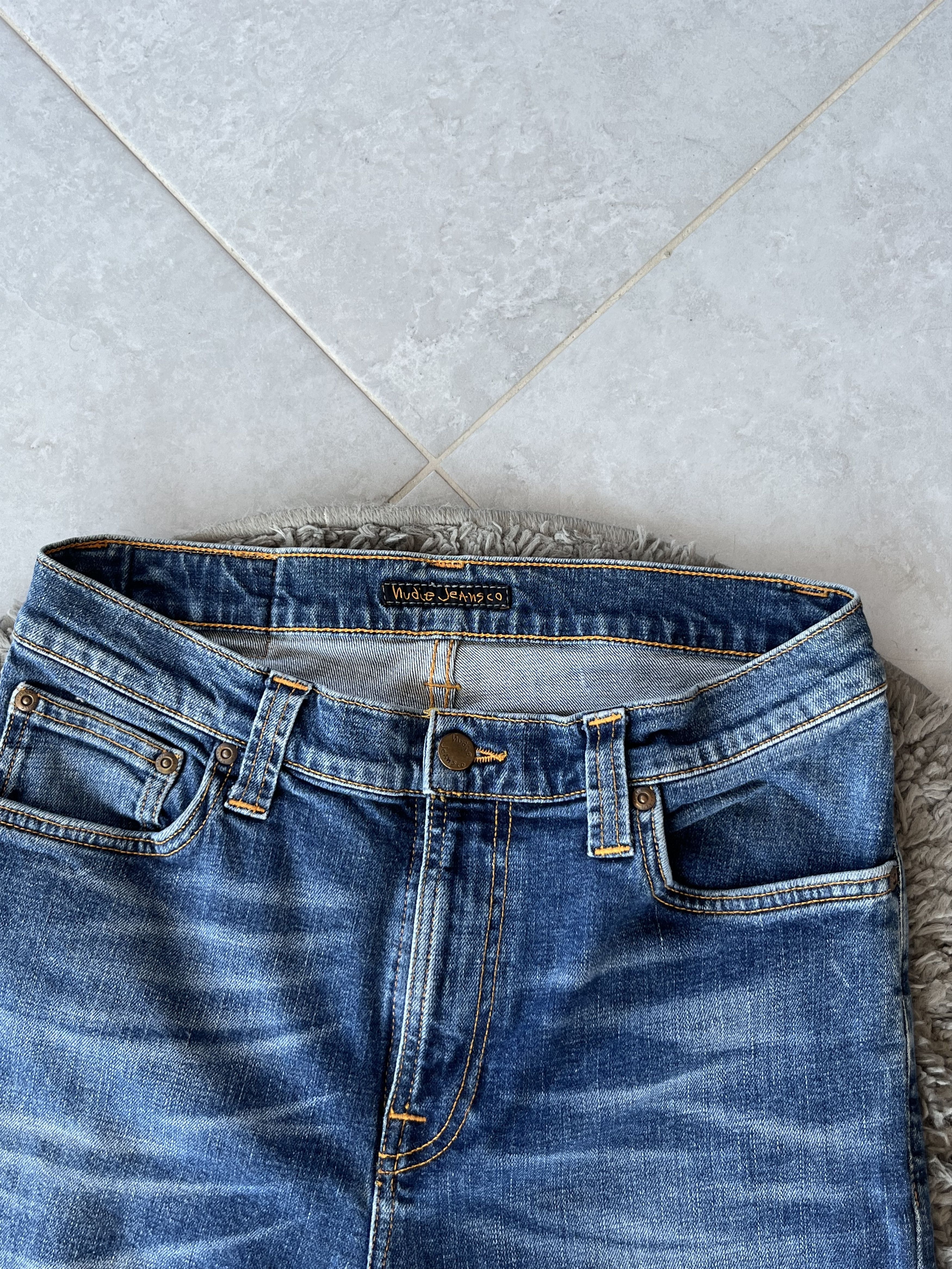 Nudie Jeans NUDIE JEANS Slim Fit Elastic Material Blue Color Size 32" / US 10 / IT 46 - 3 Thumbnail