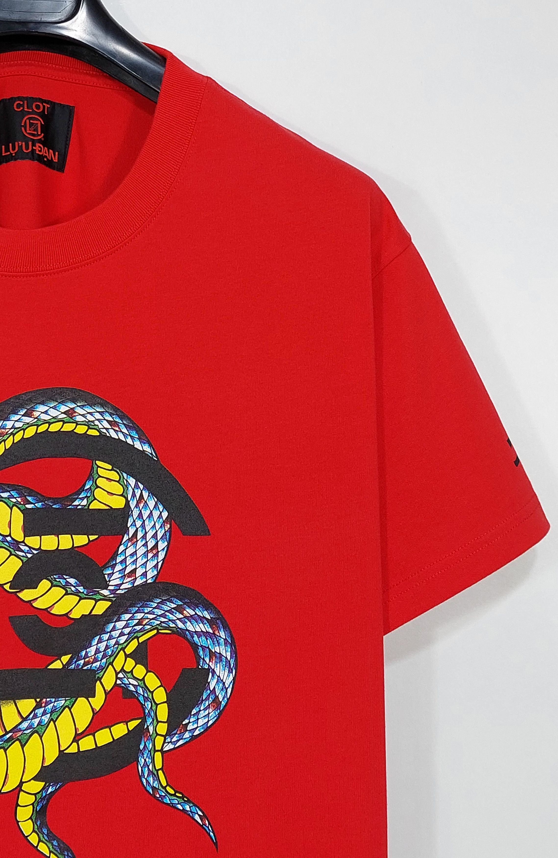 CLOT x LUU DAN print cotton tshirt - red S Size US S / EU 44-46 / 1 - 4 Thumbnail