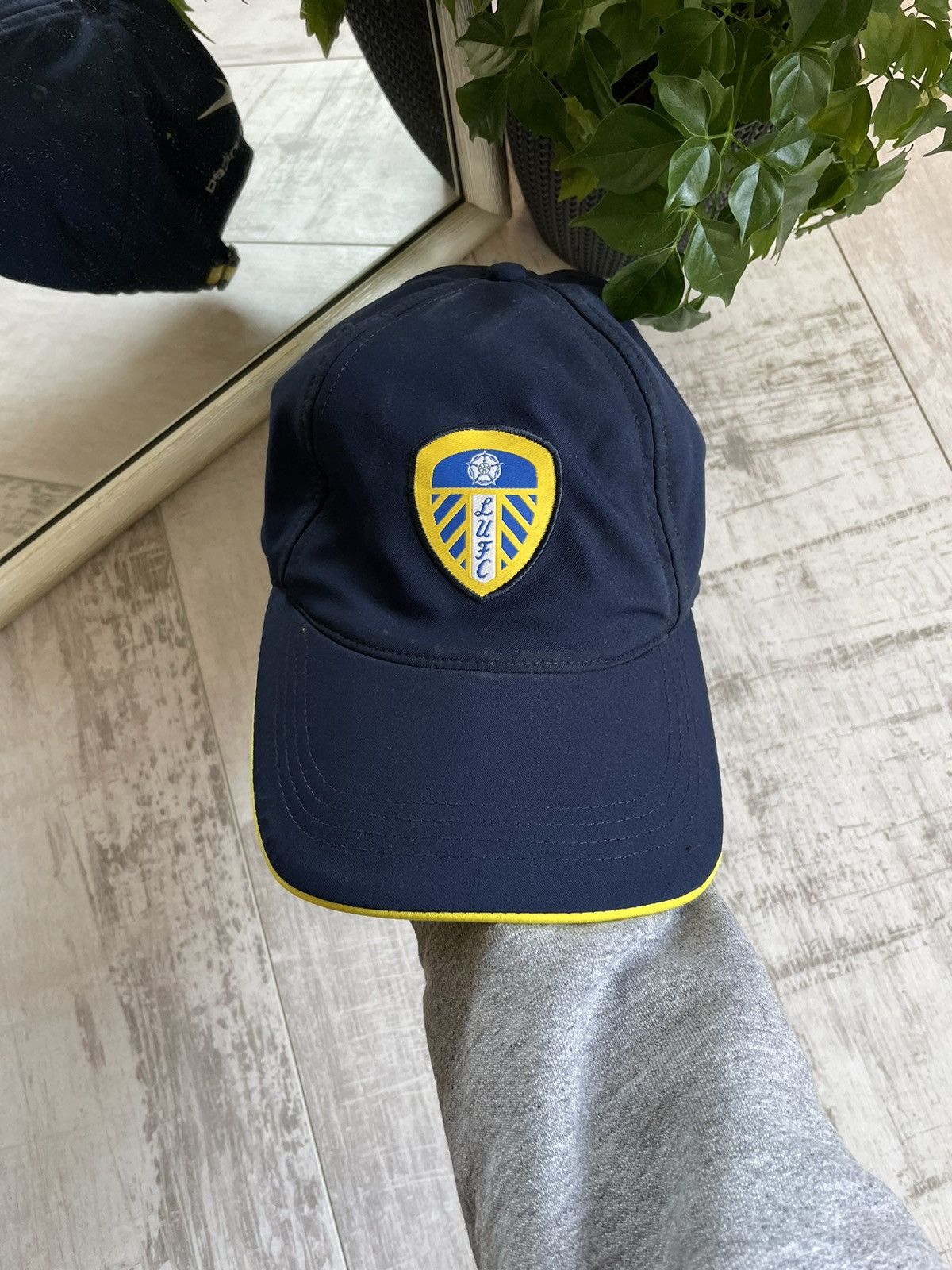 Nike × Vintage Vintage Nike FC Leeds 90’s Nylon Hats Cap Swoosh Drill Size ONE SIZE - 1 Thumbnail