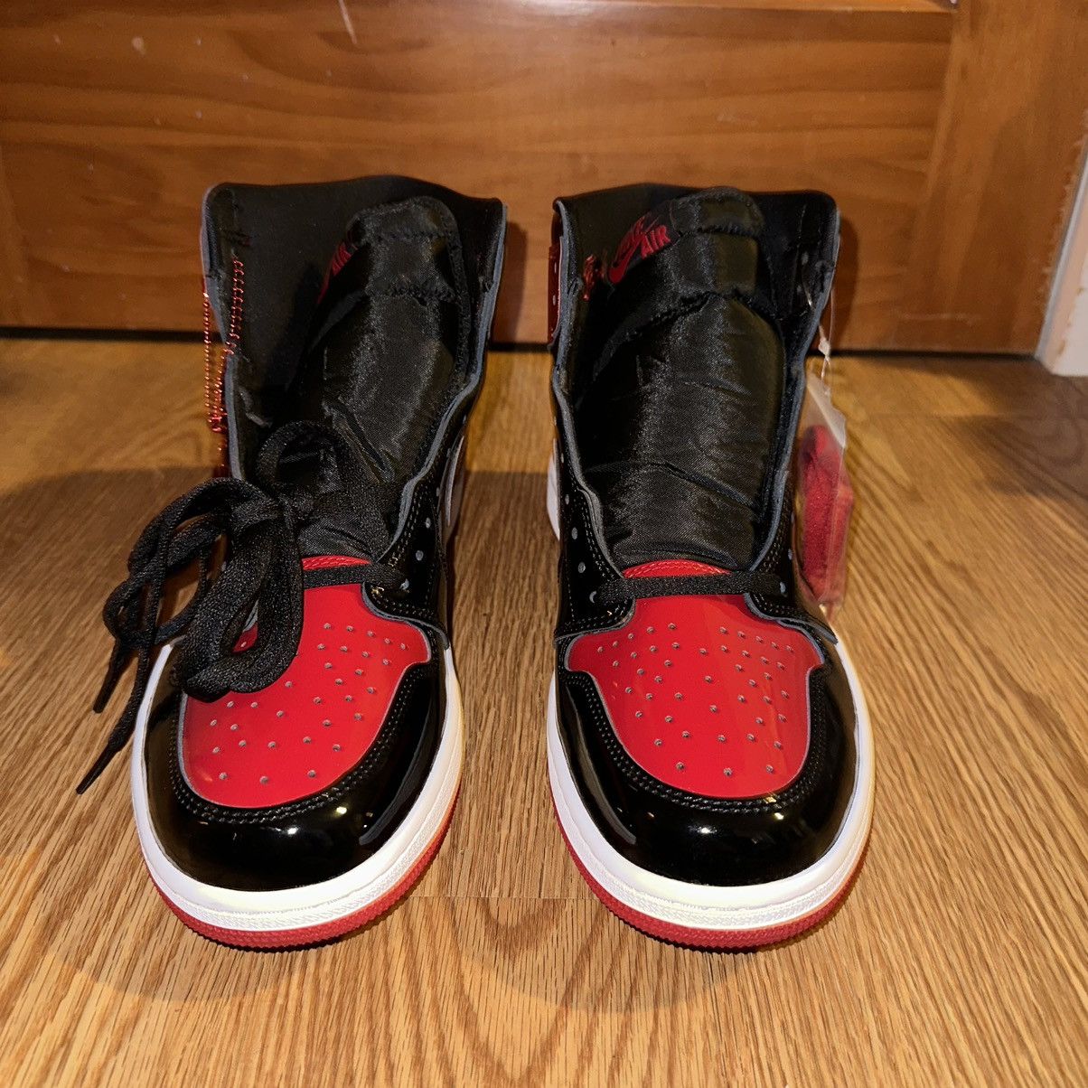 Nike Air Jordan 1 OG patent bred Size US 14 / EU 47 - 1 Thumbnail