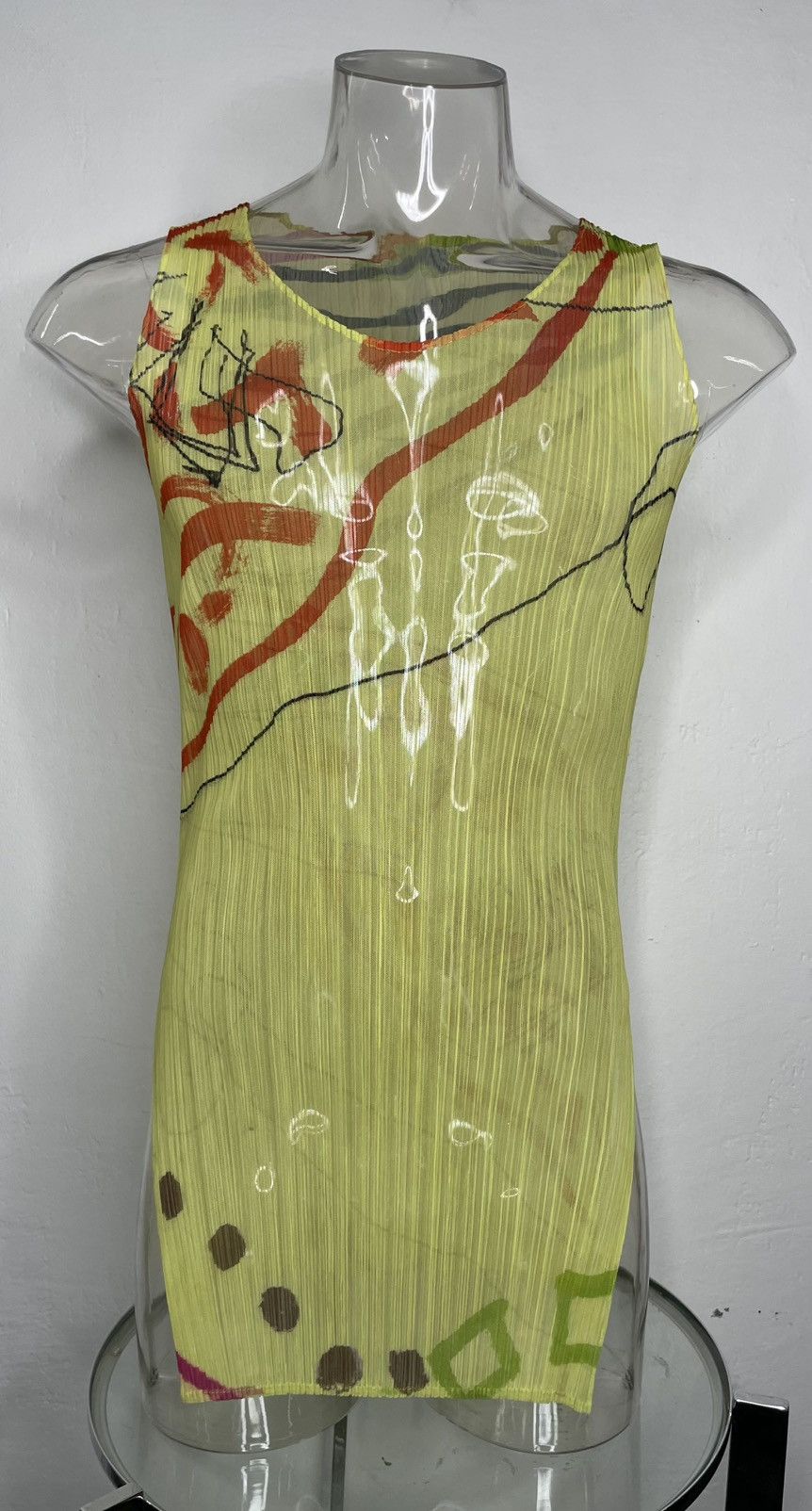 Pleats Please Issey Miyake Issey Miyake Pleated Tank Top Size XS / US 0-2 / IT 36-38 - 1 Thumbnail