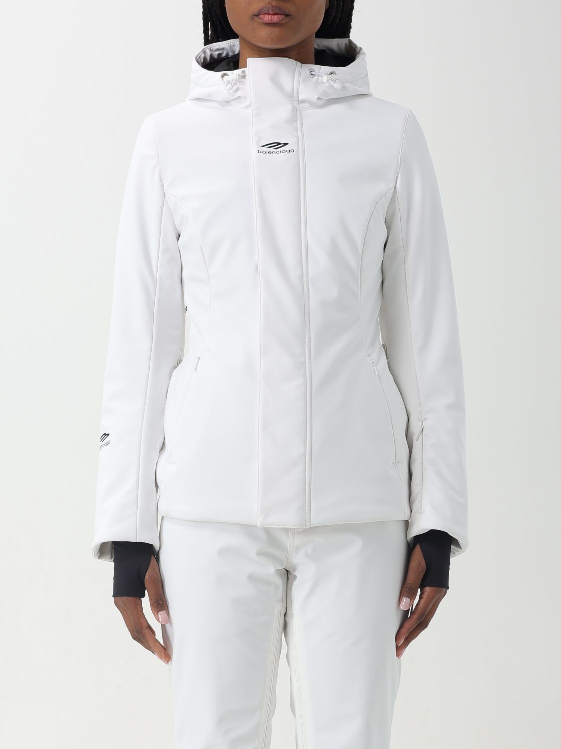 image of Balenciaga Jacket Woman White, Women's (Size XS)