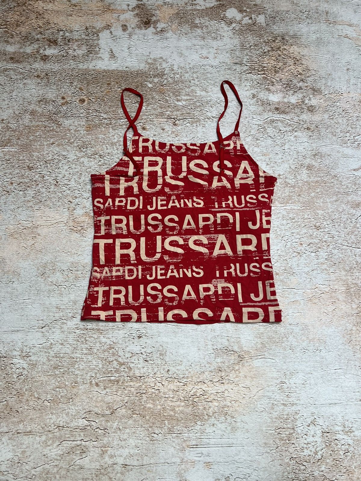 Trussardi × Vintage Trussardi vintage swim crop top Size S / US 4 / IT 40 - 6 Thumbnail