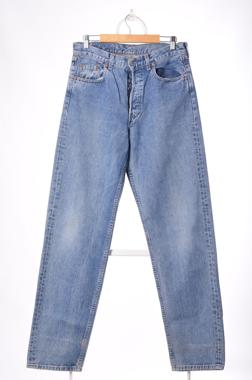 Japanese Brand Vintage Levi’s 518 Perfect Faded Baggy Pants Jeans Y2K Size US 30 / EU 46 - 3 Thumbnail