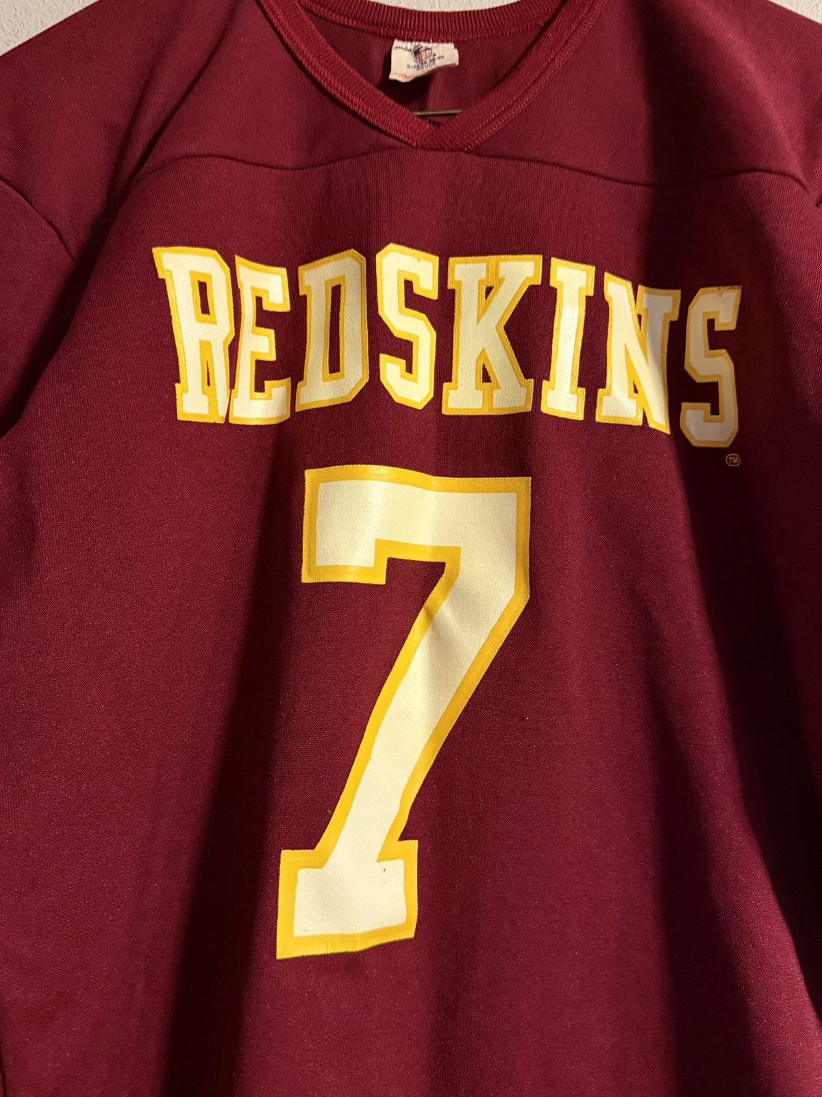 NFL vtg 80s joe theismann Washington Redskins jersey #7 medium Size US M / EU 48-50 / 2 - 3 Thumbnail
