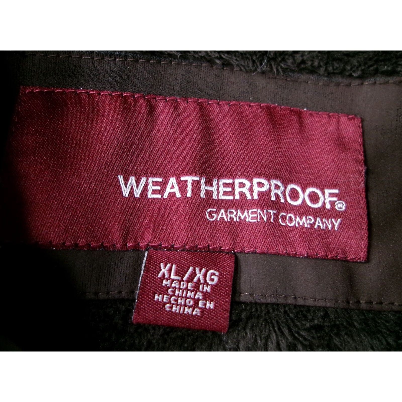 Weatherproof Weatherproof Parka Mens XL Brown Hooded Sherpa Lined Zipped Pockets Jacket Coat Size US XL / EU 56 / 4 - 6 Thumbnail