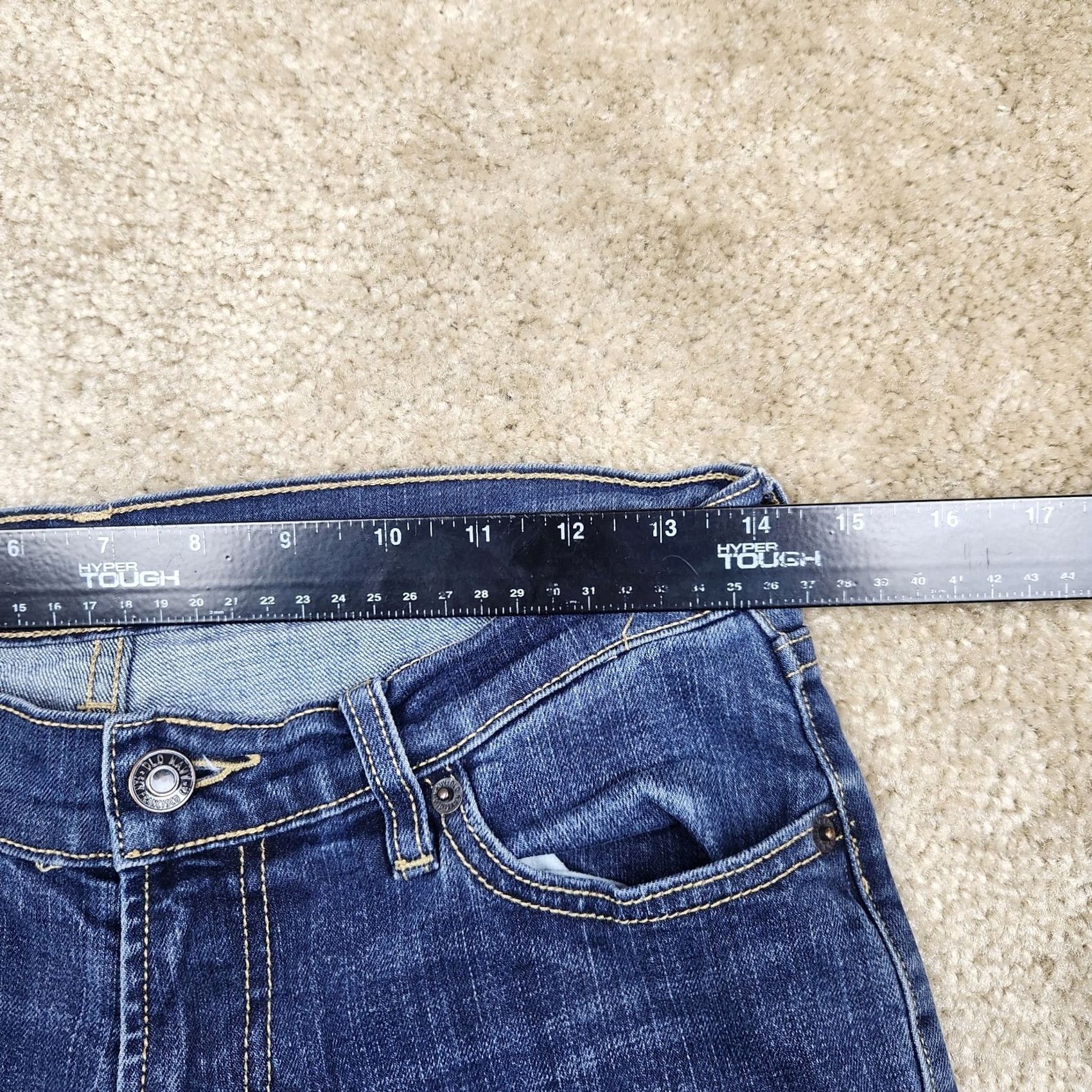 Old Navy Old Navy The Flirt Skinny Stretch Jeans Regular Size 4 Blue Womens B114 Size 27" / US 4 / IT 40 - 7 Thumbnail