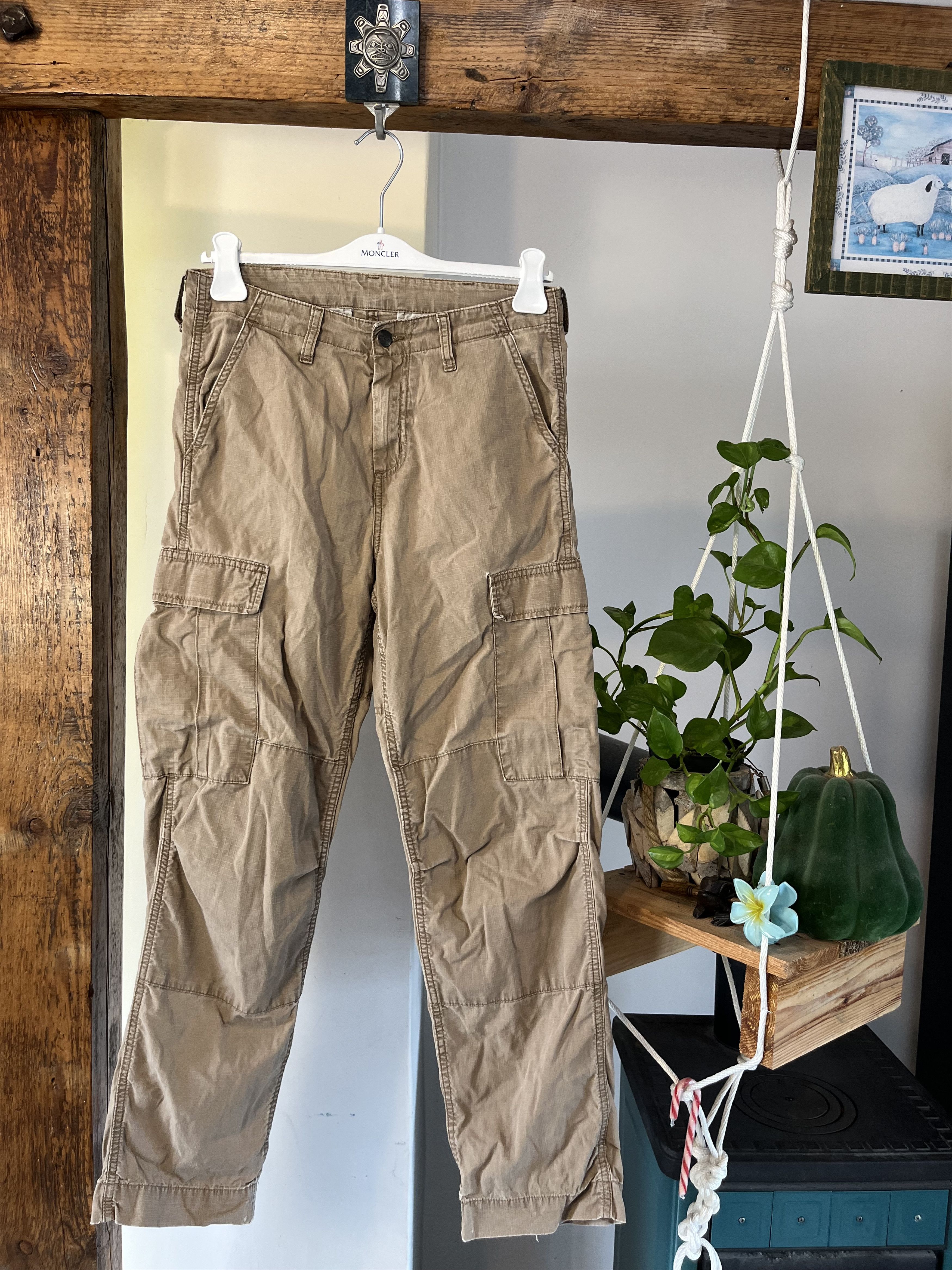 Carhartt Vintage Y2K Carhartt WIP Regular Cargo Pants Military Size US 29 - 2 Thumbnail