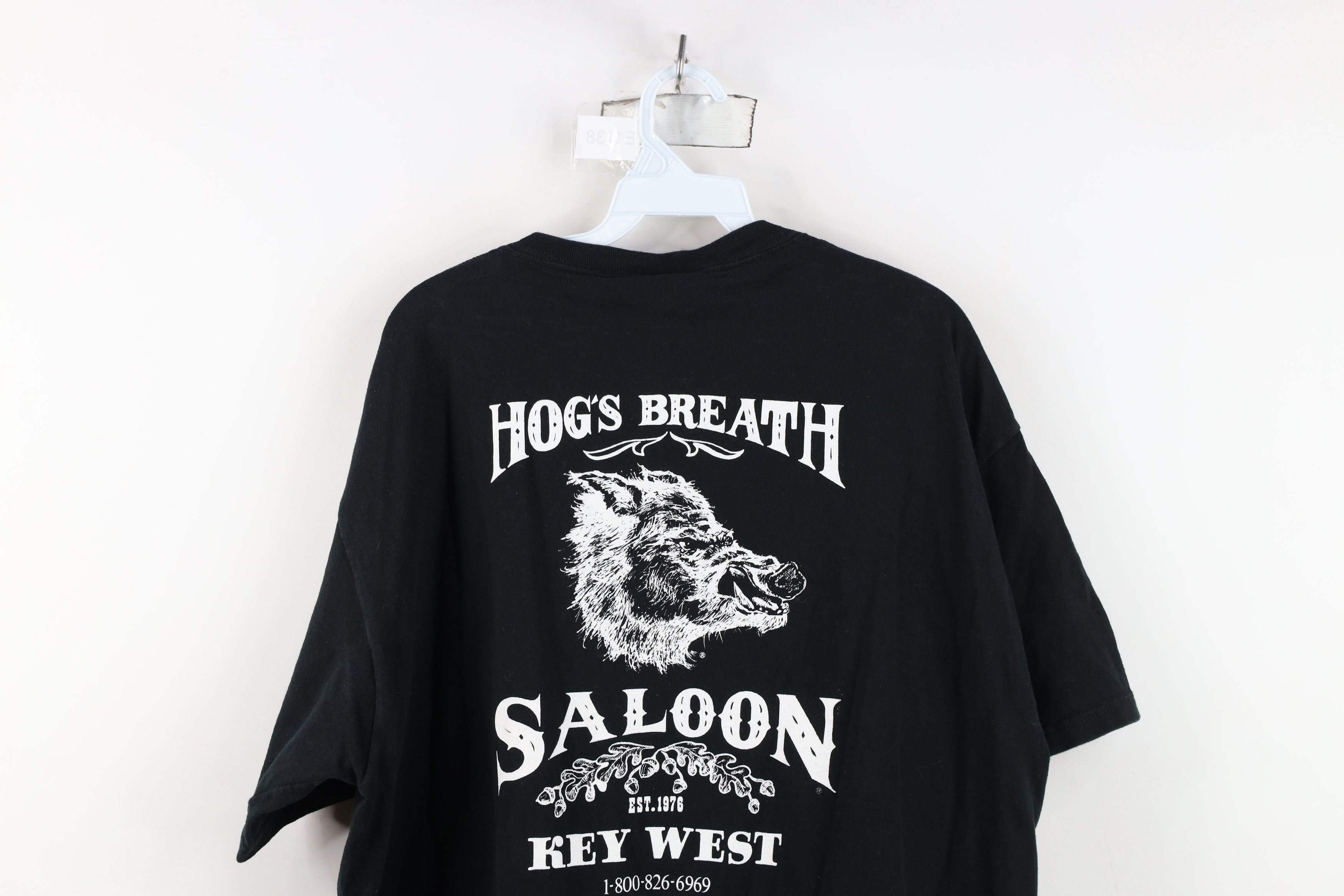 Vintage Vintage Spell Out Hogs Breath Saloon Short Sleeve T-Shirt Size US XL / EU 56 / 4 - 15 Thumbnail