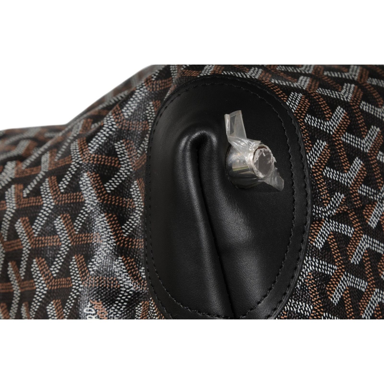 Goyard Boeing 55 Duffle Bag Black Brown Travel Carry On Weekend Size ONE SIZE - 13 Thumbnail