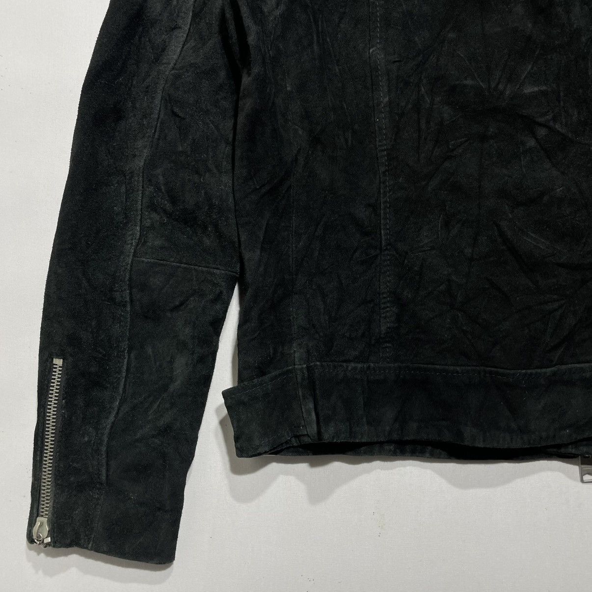 Allsaints ALLSAINT NASH BIKER SUEDE JACKET Size US S / EU 44-46 / 1 - 10 Thumbnail