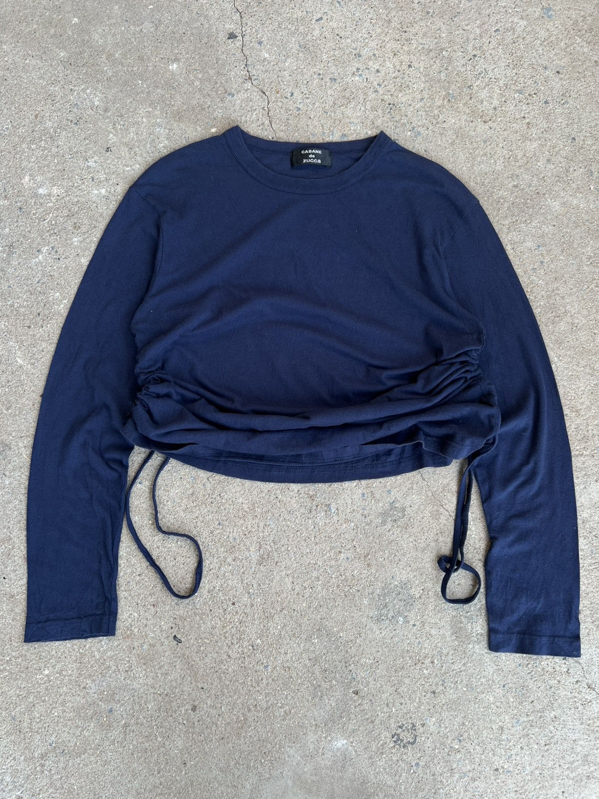 Issey Miyake Cabane de Zucca by Issey Miyake Long Sleeve Tee Size US S / EU 44-46 / 1 - 7 Thumbnail