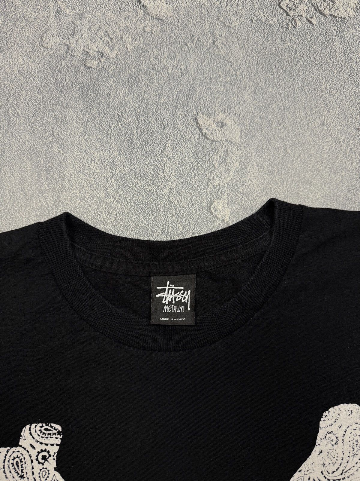 Stussy Vintage 90’s Stussy Skull Tee Shirt Size Medium Size US M / EU 48-50 / 2 - 4 Thumbnail