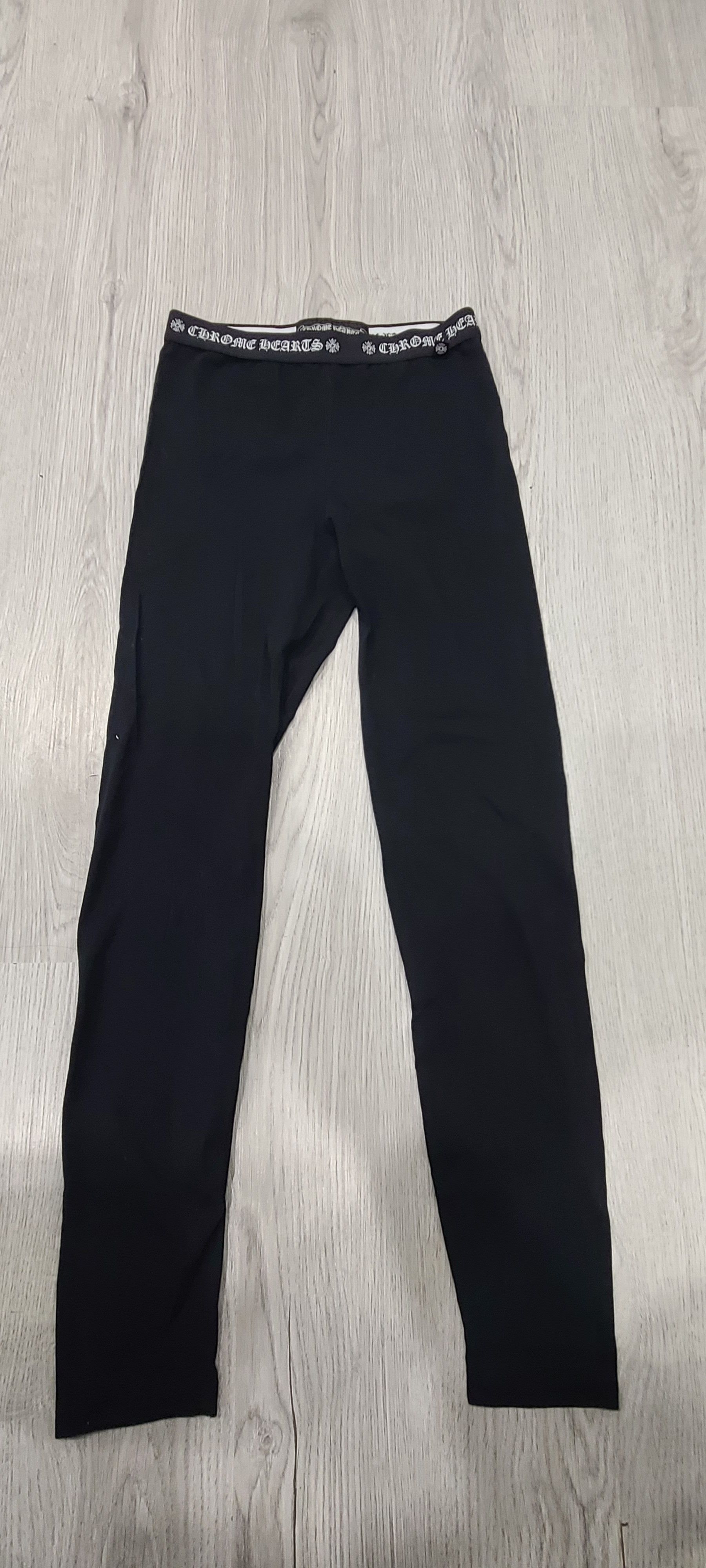 Chrome Hearts Chrome hearts leggings logo sz S Size 25" / US 0 / IT 36 - 2 Thumbnail
