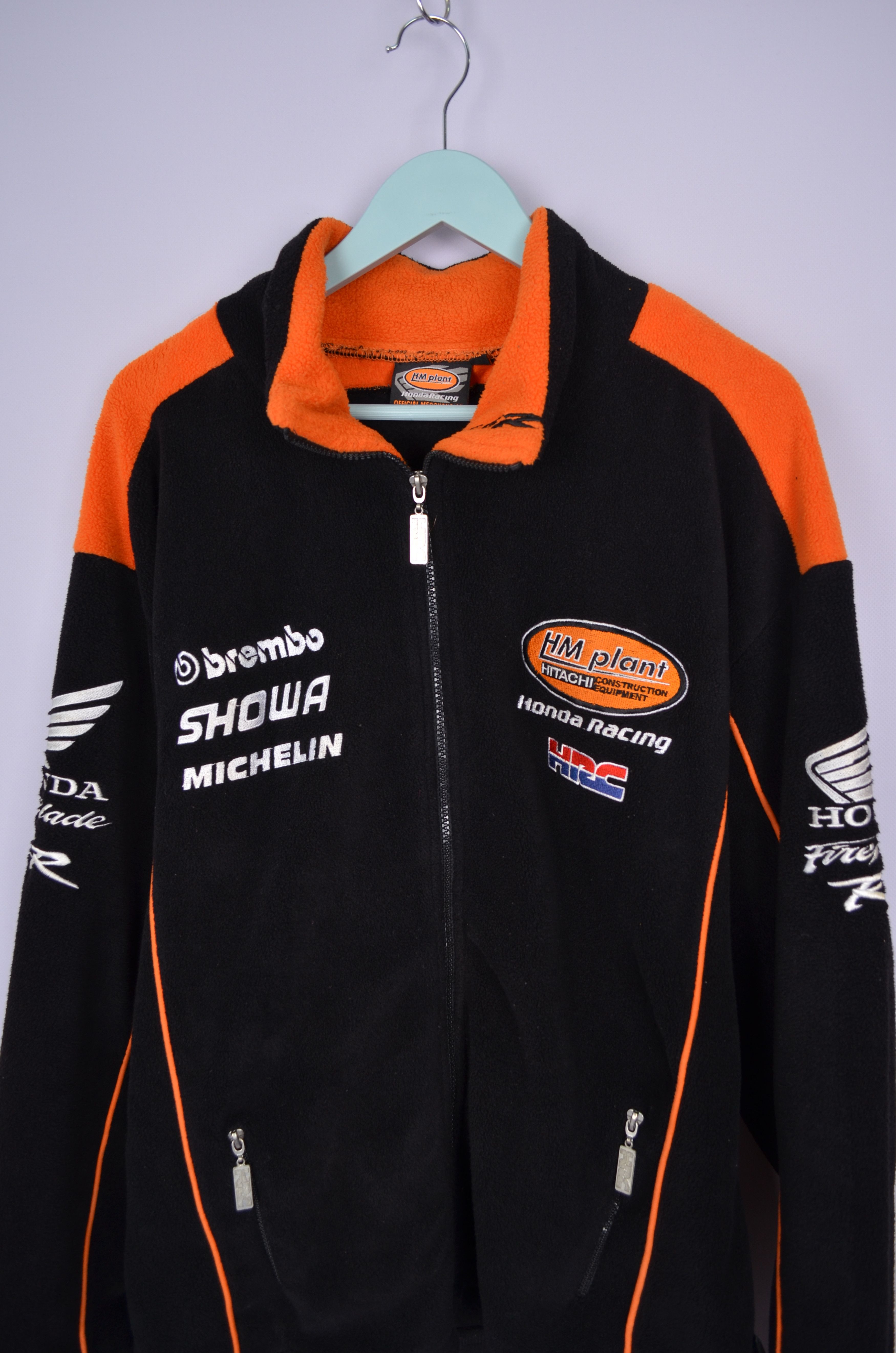 Honda Honda Michelin Hitachi FireBlade RR Full Zip Fleece Jacket Size US XL / EU 56 / 4 - 2 Thumbnail