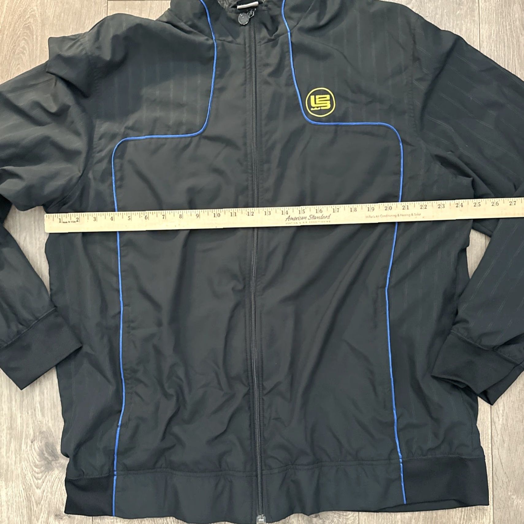 Nike VINTAGE Nike Air LeBron James L23 Track Jacket Full Zip Mens XXL Black/Yellow/Blue 90s Theme Size US M / EU 48-50 / 2 - 3 Thumbnail