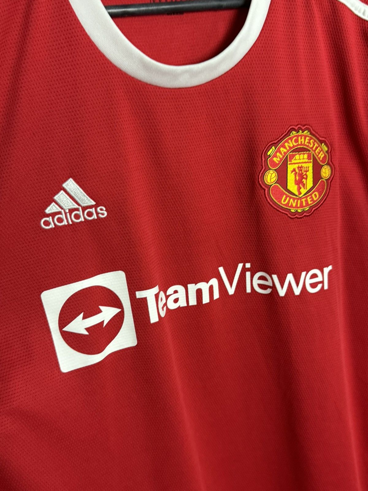 Adidas Manchester United 21/22 Home Ronaldo Football Jersey T-Shirt Size US XL / EU 56 / 4 - 4 Thumbnail