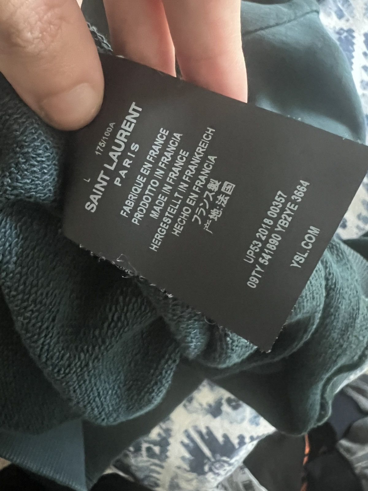 Saint Laurent Paris Saint Laurent hoodie Size US L / EU 52-54 / 3 - 12 Thumbnail