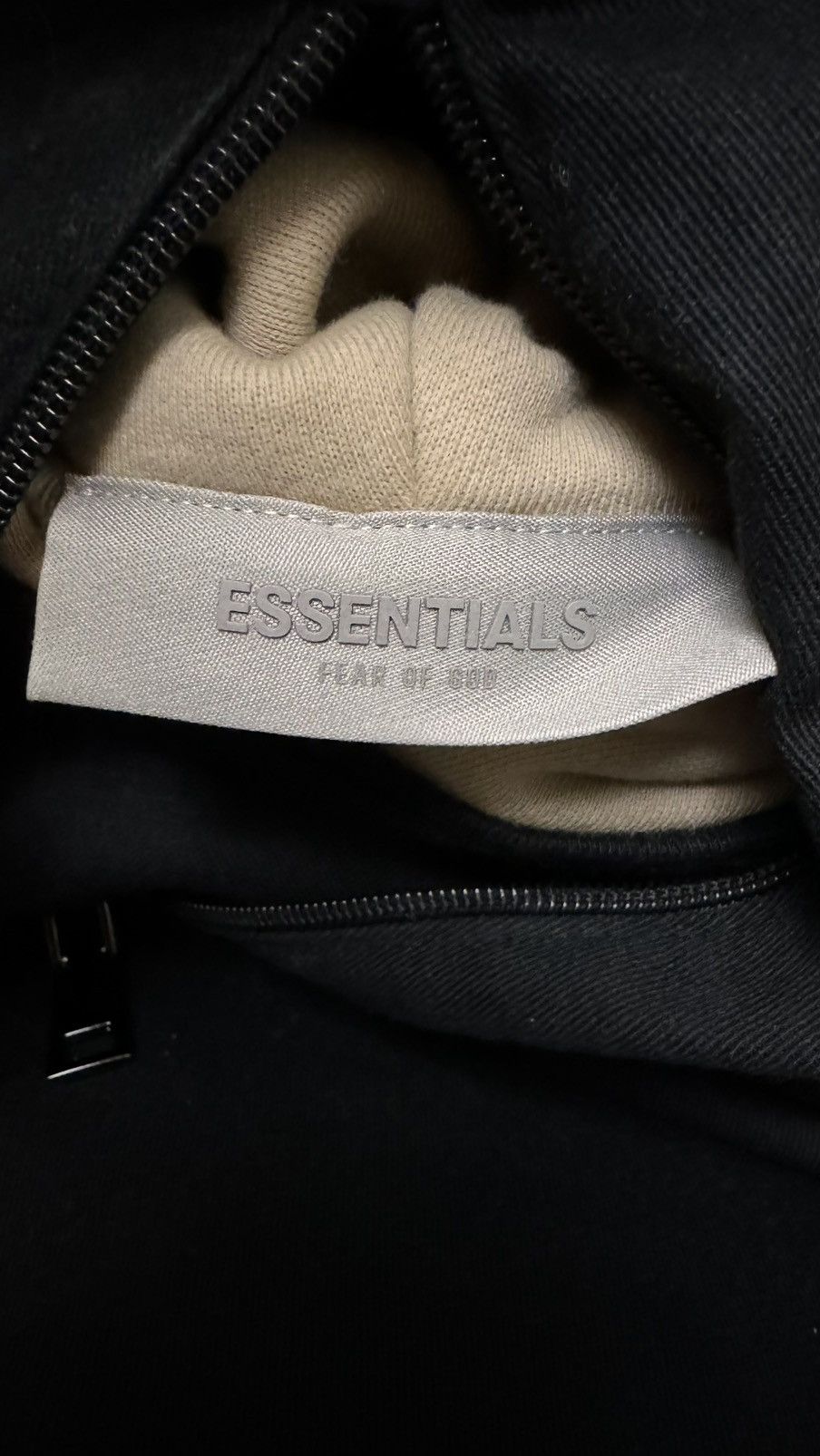 ***ESSENTIALS FEAR OF GOD CREAM HOODIE