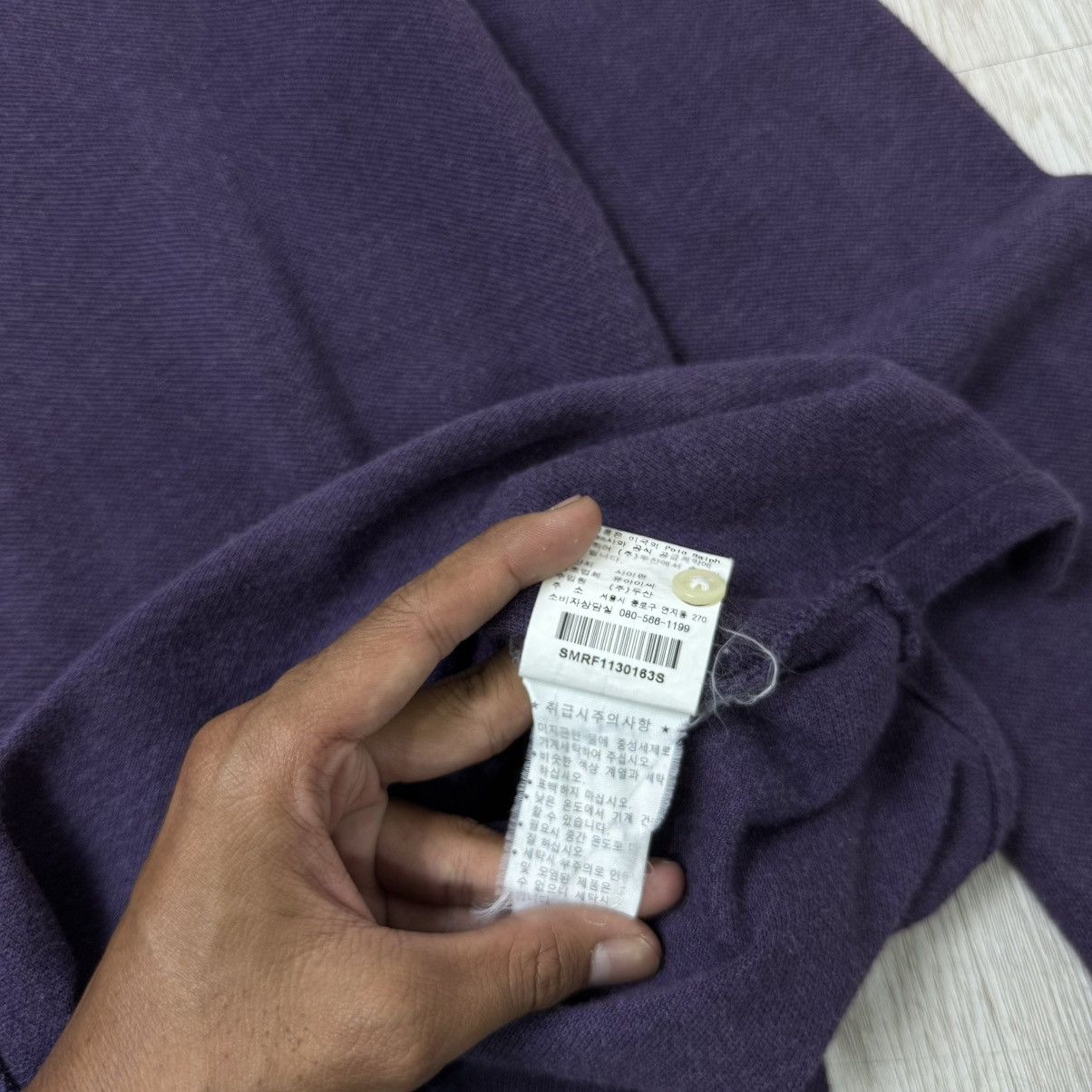 Polo Ralph Lauren Polo Ralph Lauren purple Long Poloshirt Size US S / EU 44-46 / 1 - 5 Thumbnail