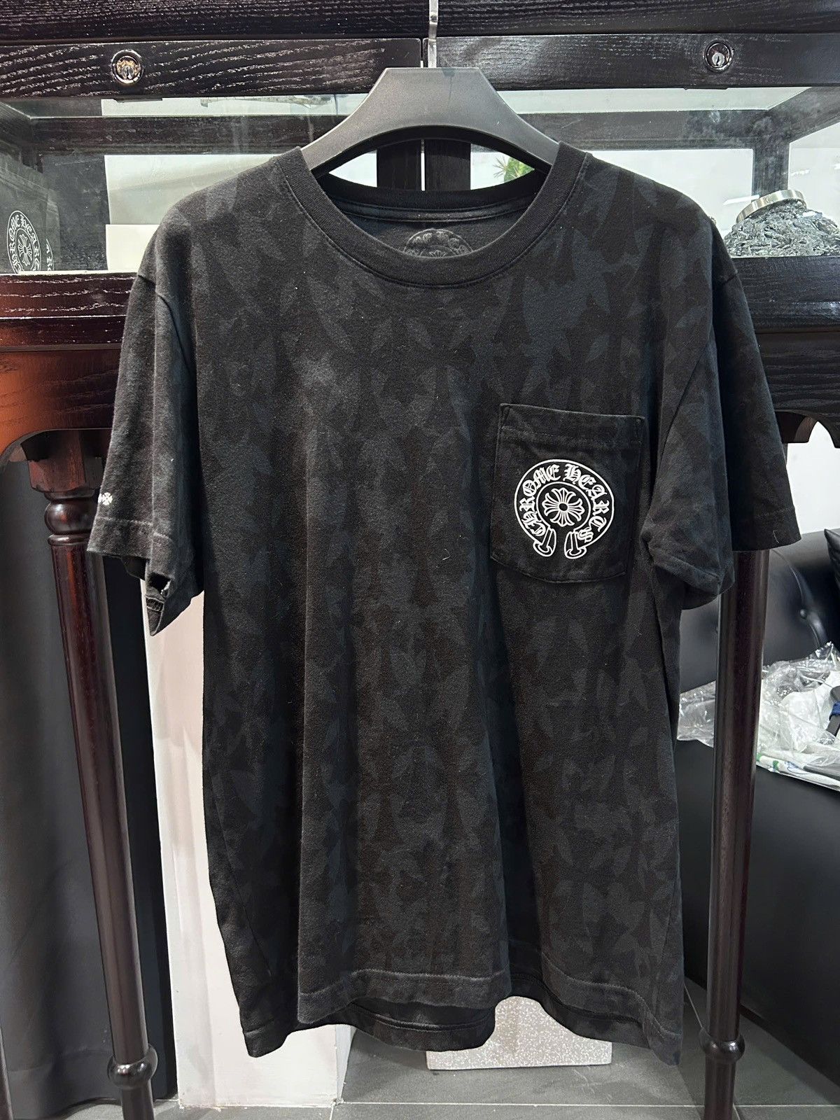 Chrome Hearts Chrome Hearts Crosses All Over Horseshoe T-Shirt Size US M / EU 48-50 / 2 - 1 Thumbnail