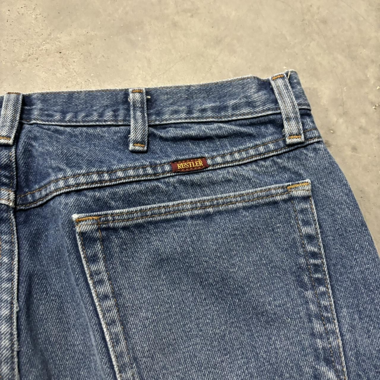 Japanese Brand × Vintage Crazy Vintage Y2K/2000s Grunge Medium Wash Distressed Denim Jeans! Size US 36 / EU 52 - 7 Thumbnail