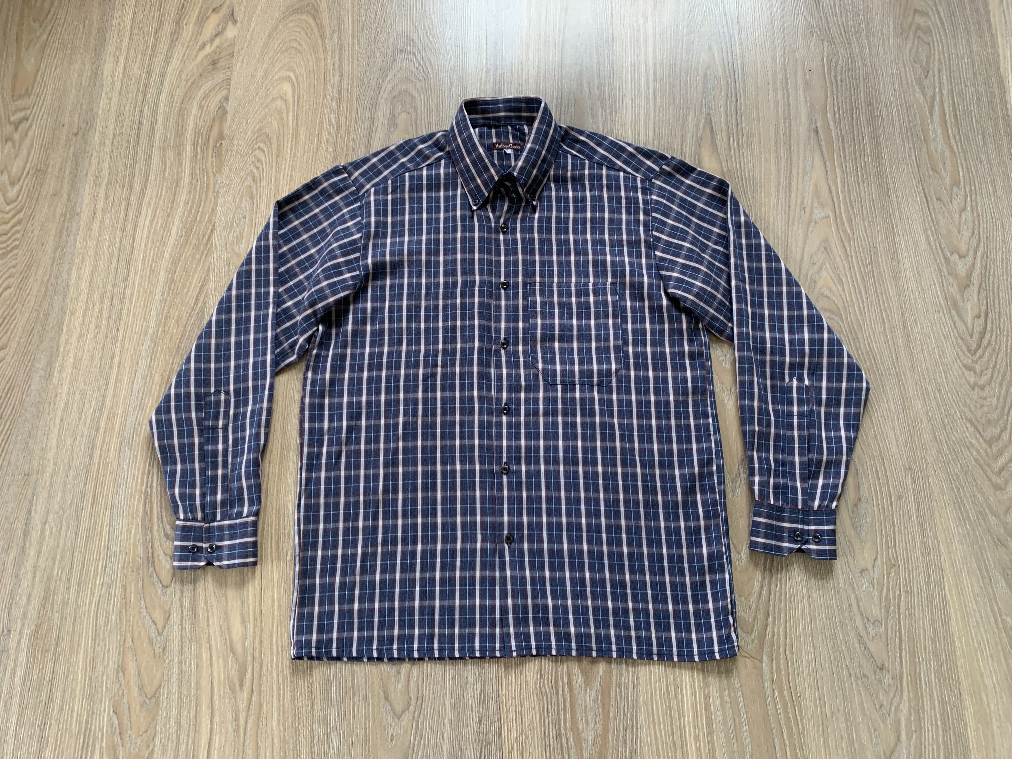 Marlboro Classics Marlboro Classics Vintage Plaid Long Sleeve Shirt Size US L / EU 52-54 / 3 - 1 Thumbnail