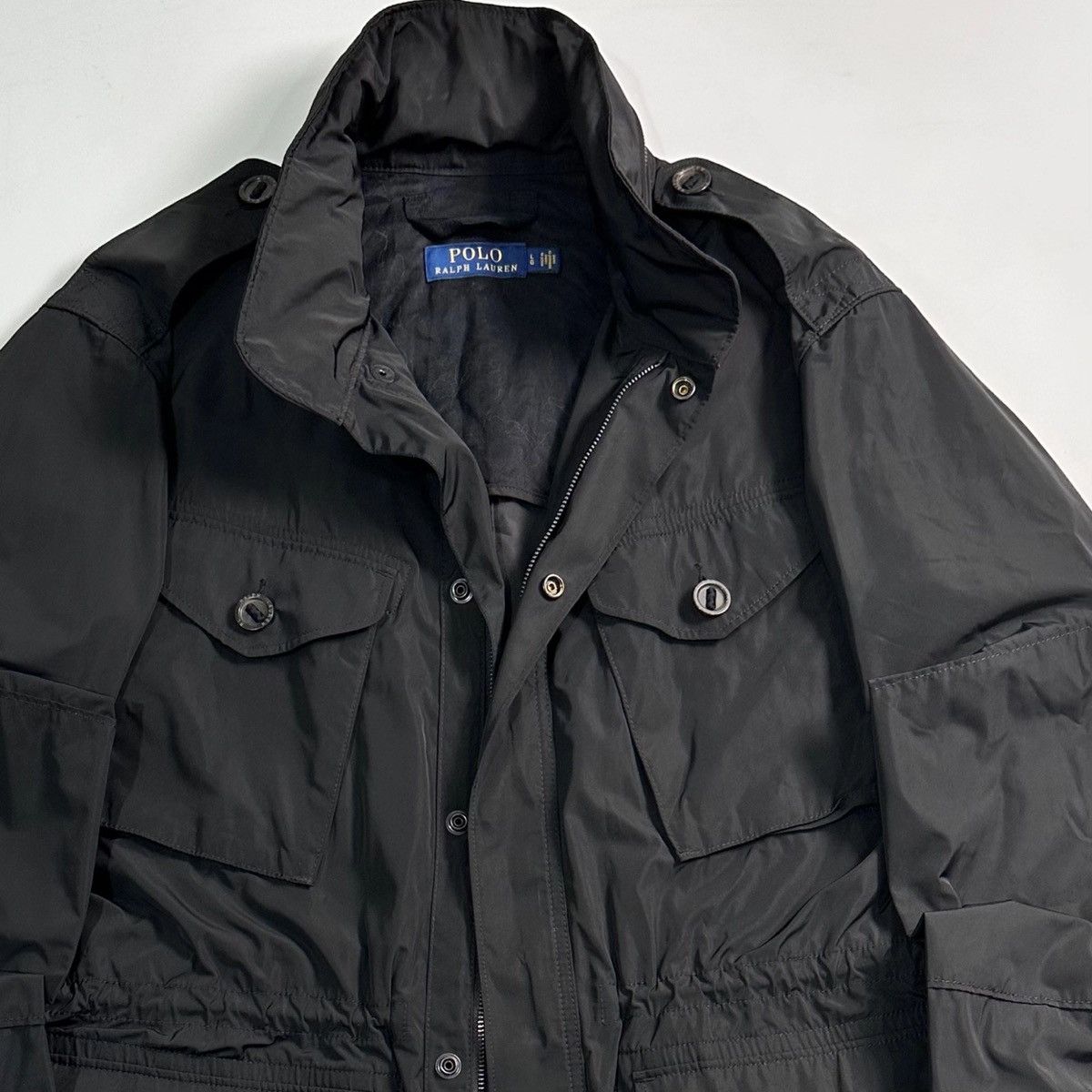 Polo Ralph Lauren Polo Ralph Lauren Black Poly Shell M-65 Field Jacket Size US XL / EU 56 / 4 - 3 Thumbnail