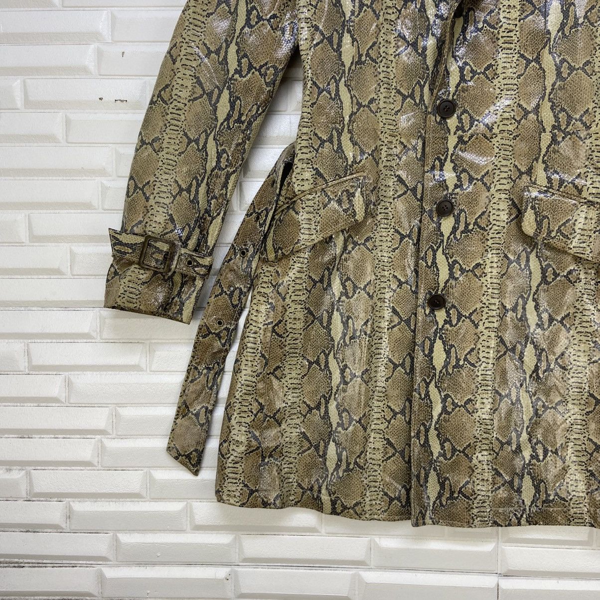 Tornado Mart Tornado Mart Python Long Coat Pig Skin Size US XS / EU 42 / 0 - 6 Thumbnail
