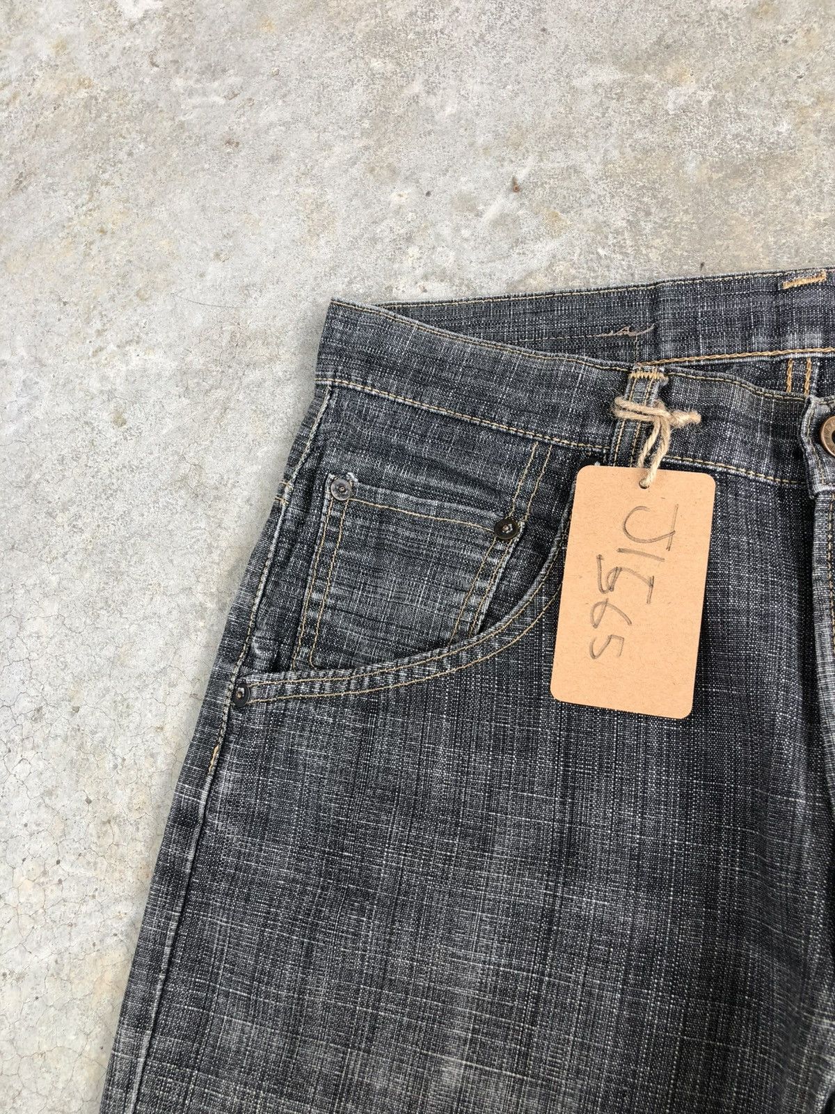 If Six Was Nine Edwin Flare Jeans Distressed Jeans Loose Size US 31 - 13 Thumbnail