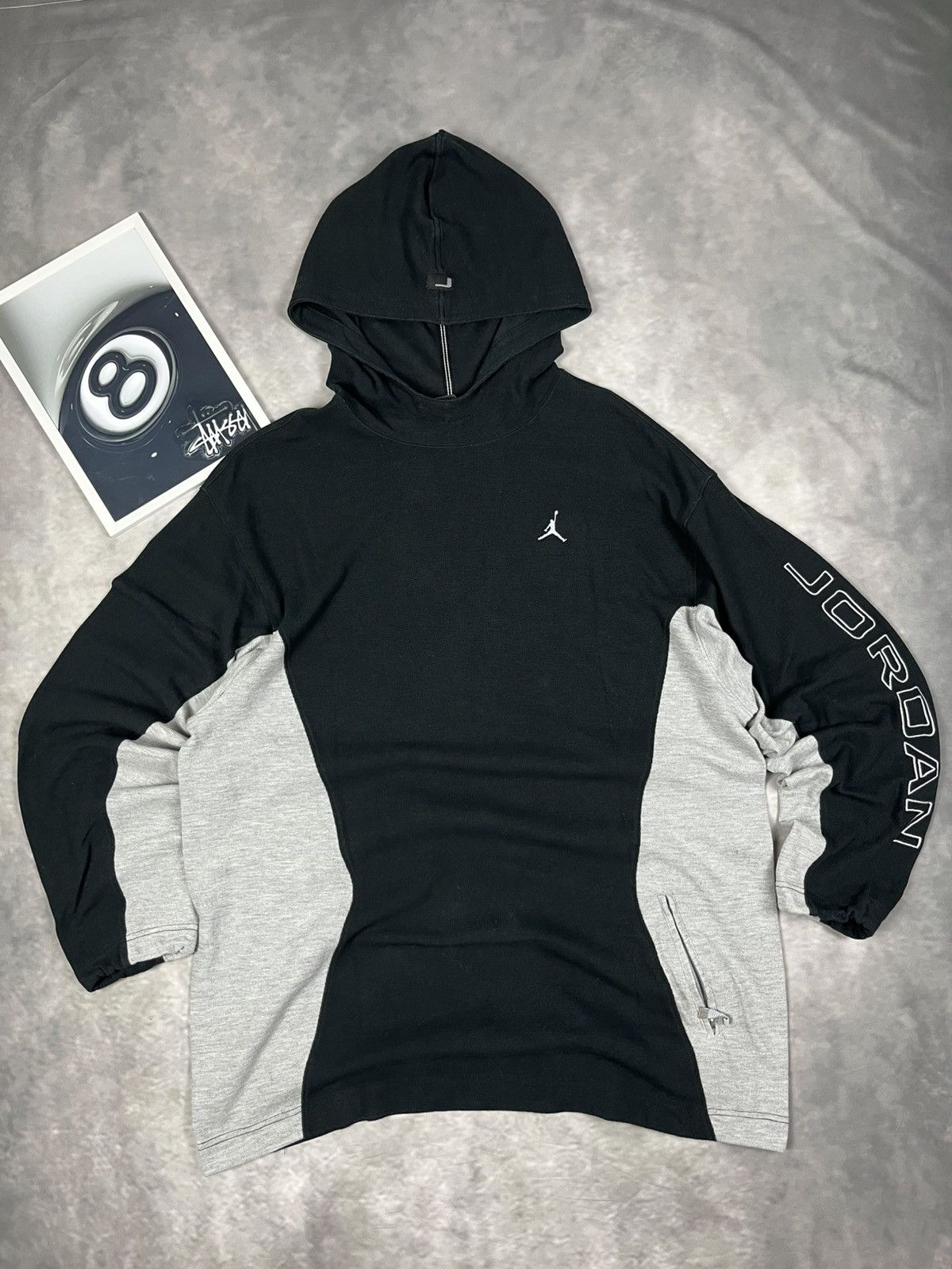 Jordan Brand Vintage 00s Jordan Hoodie Men’s XL Sleeve Spell-Out Logo Y2K Size US L / EU 52-54 / 3 - 4 Thumbnail