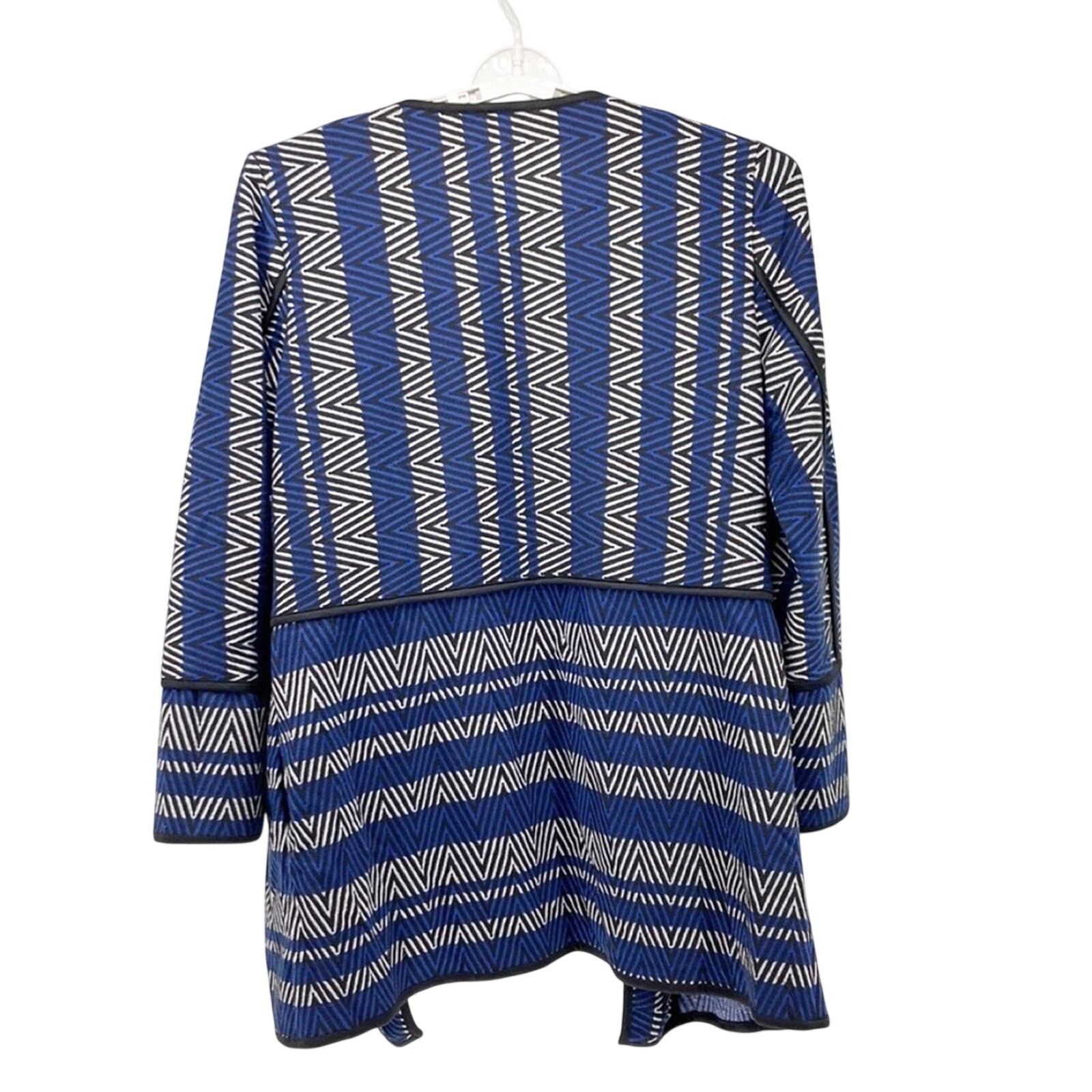 Other Dana Buchman Warm Luxe Cardigan Duster blue black sz XL Size XL / US 12-14 / IT 48-50 - 6 Thumbnail