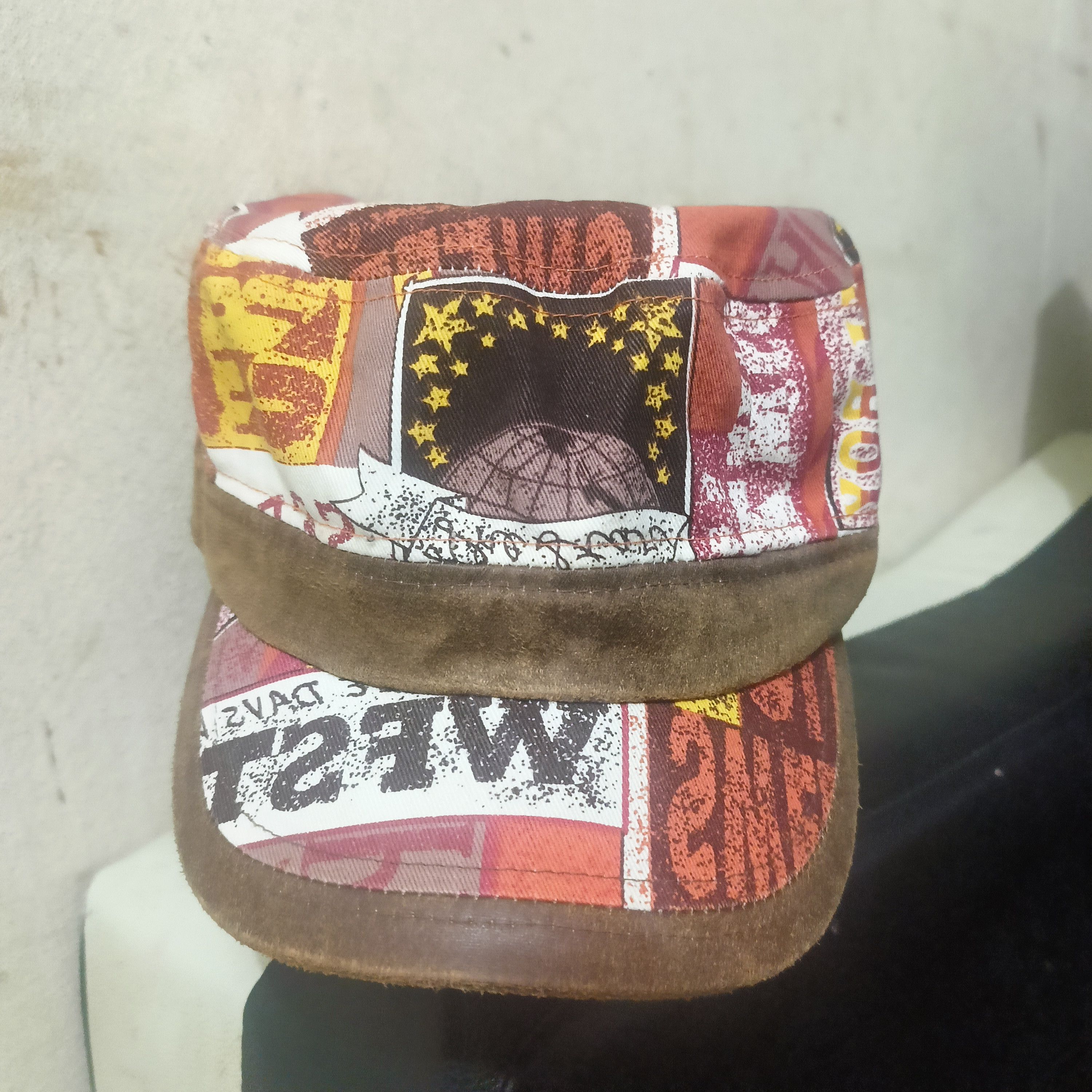 Jean-Michel Basquiat Rare Design Jean Michel Basquiat Full Cap rubber adjustable Size ONE SIZE - 1 Thumbnail