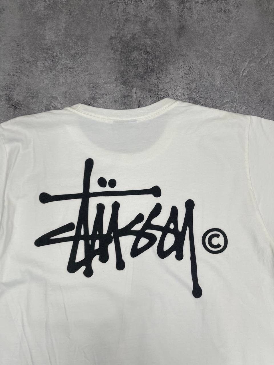 Stussy Stussy Men Cotton T-Shirt White Size S Size US S / EU 44-46 / 1 - 7 Thumbnail