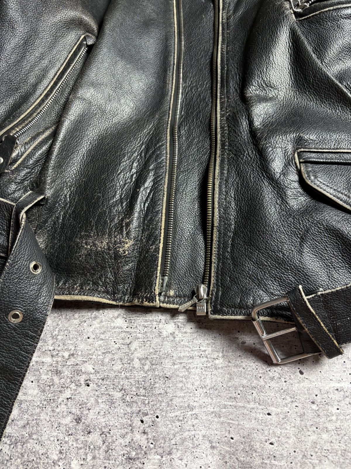 Vintage Vintage Rare Leather Jacket RiRi Size US M / EU 48-50 / 2 - 9 Thumbnail