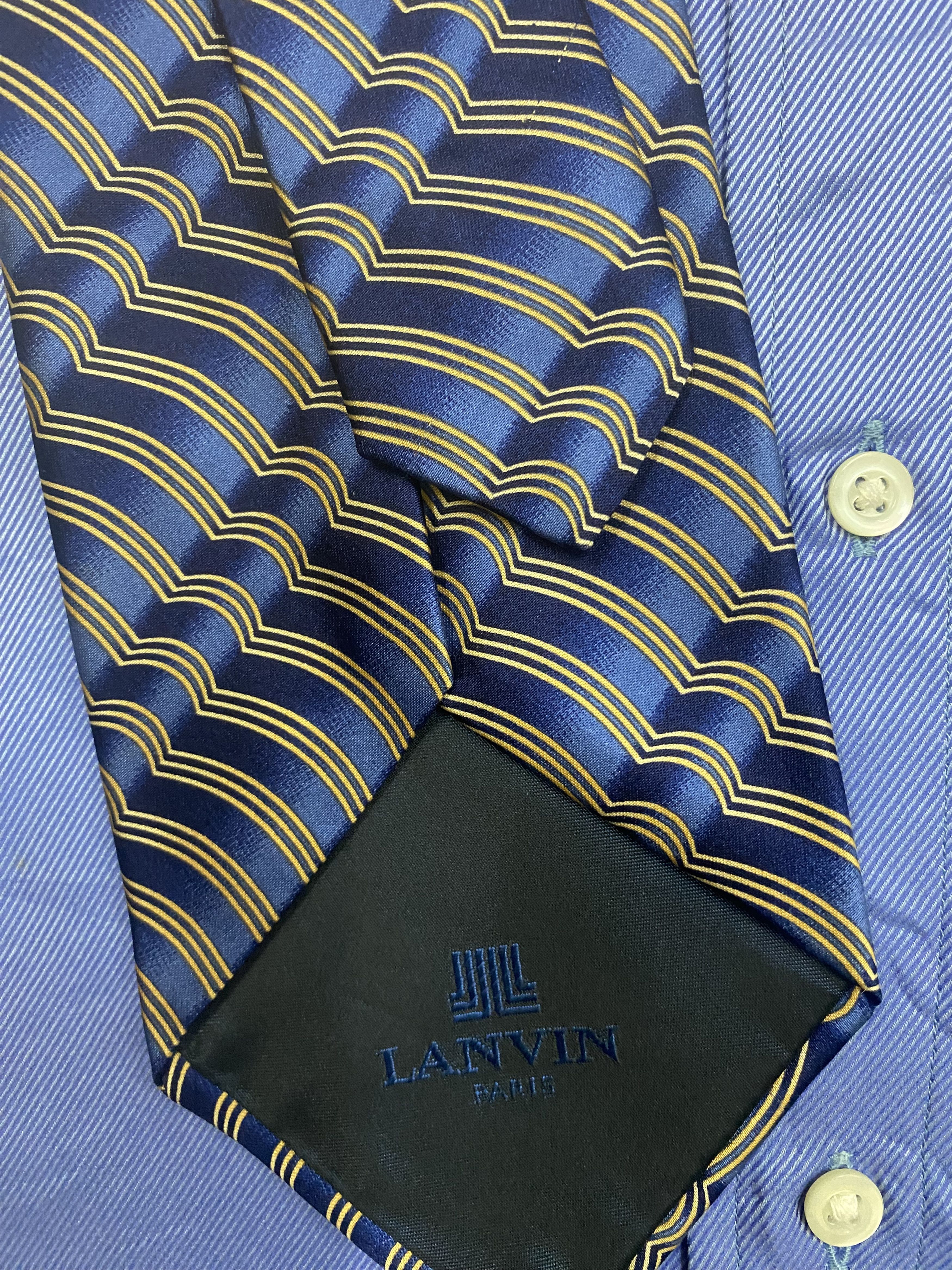 Lanvin NWT Lanvin Button Up with Neck Tie Size US M / EU 48-50 / 2 - 10 Thumbnail