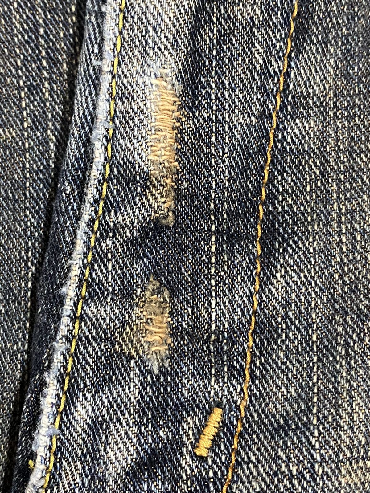Japanese Brand Vintage Japanese Brands Mud Wash Distressed Loose Jeans Size US 36 / EU 52 - 14 Thumbnail