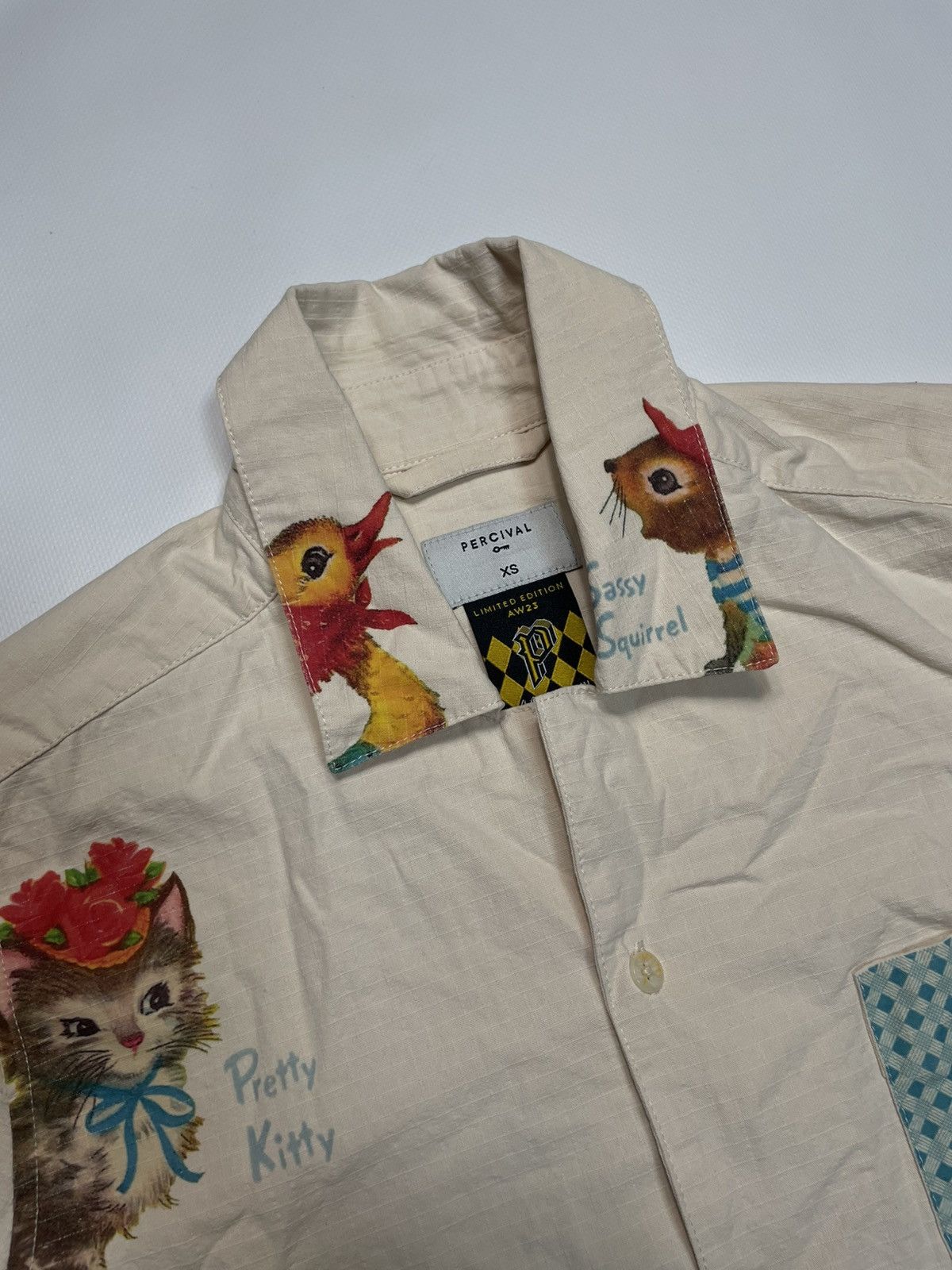 Percival Percival Little Red Riding Hood Print Cotton Shirt Size XS Size US XS / EU 42 / 0 - 2 Thumbnail