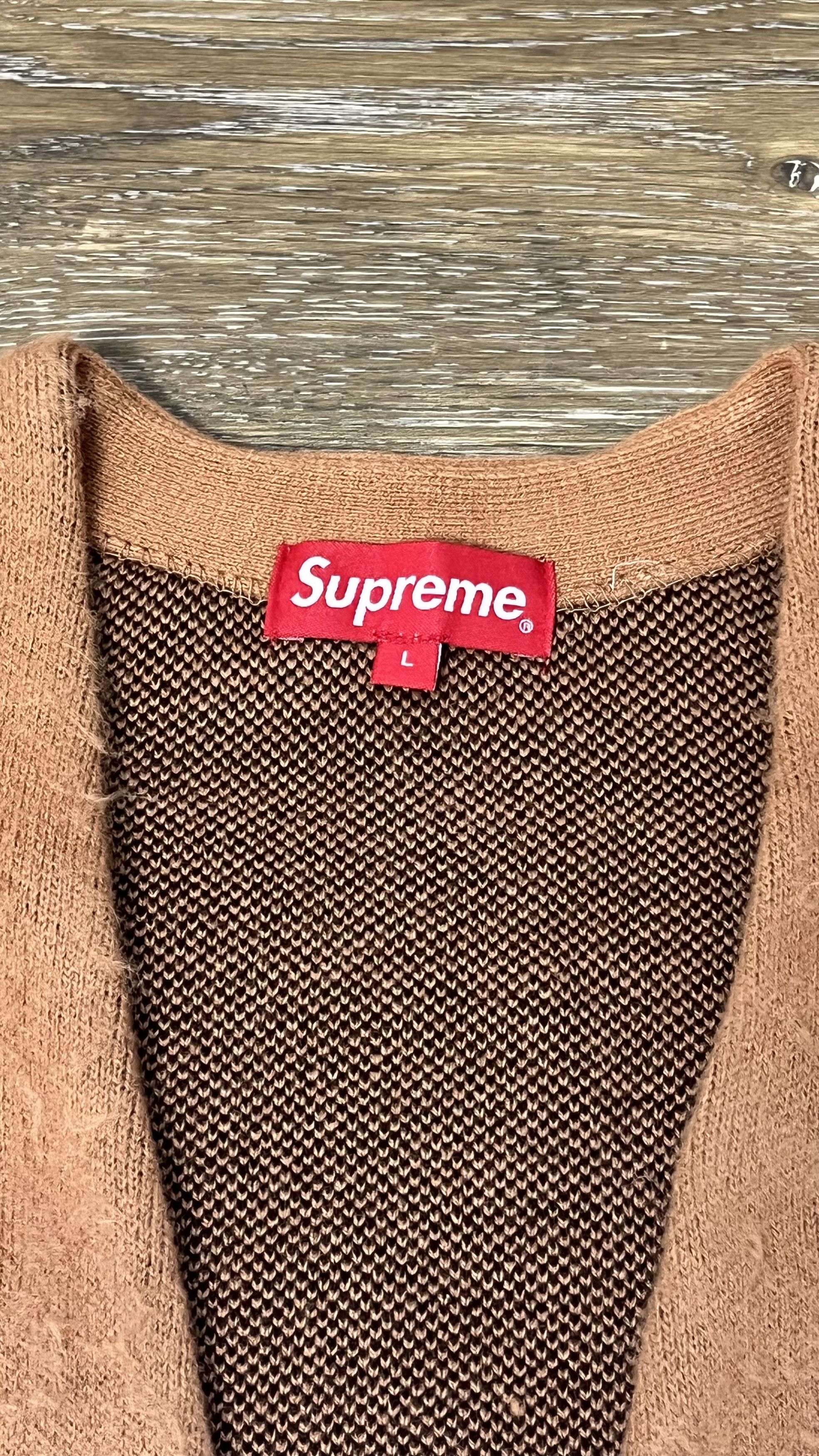 Supreme Brushed Checkerboard Cardigan Size US L / EU 52-54 / 3 - 4 Thumbnail