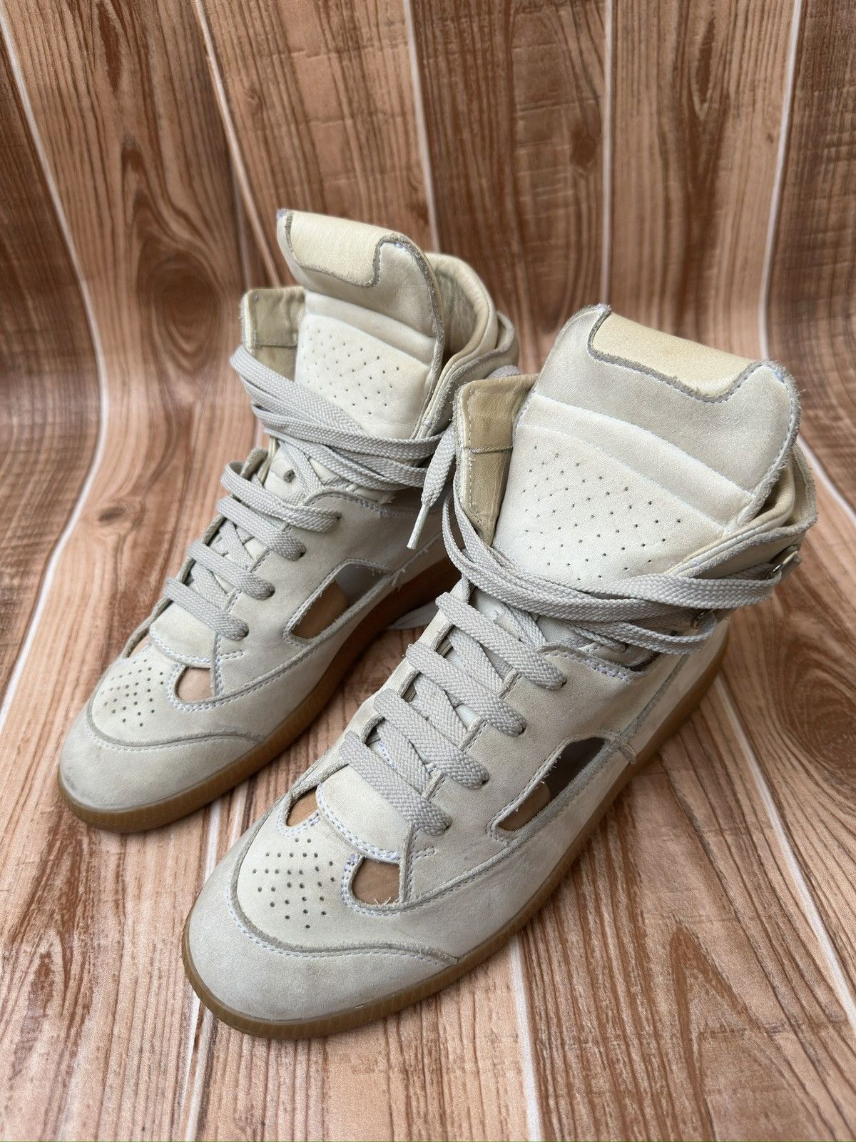 Maison Margiela Maison Margiela Archive GAT Replica Suede High tops Size US 6 / EU 39 - 2 Thumbnail