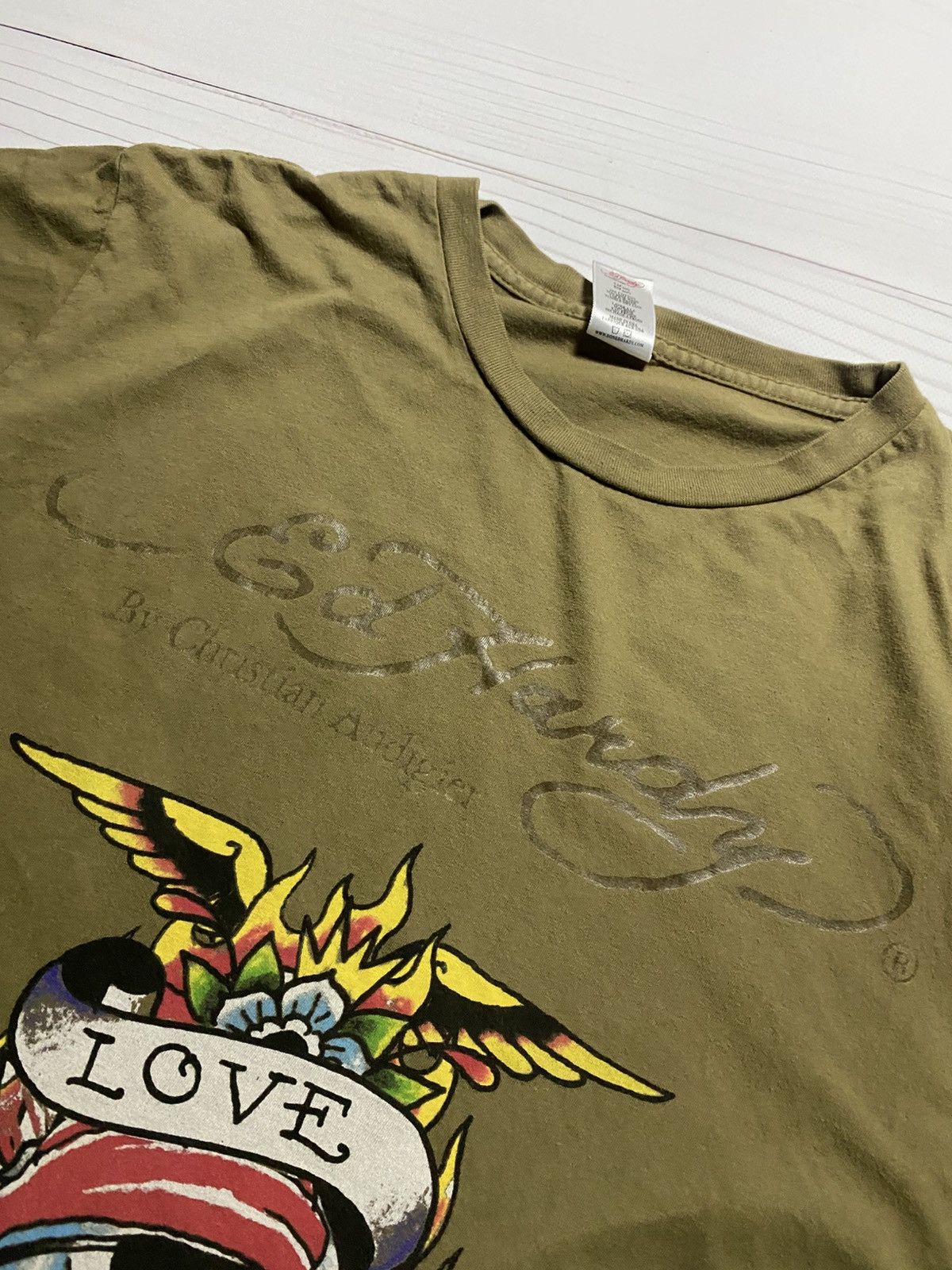 Christian Audigier Ed Hardy By Christian Audigier Skull Big logo t shirt y2k Size US L / EU 52-54 / 3 - 7 Thumbnail